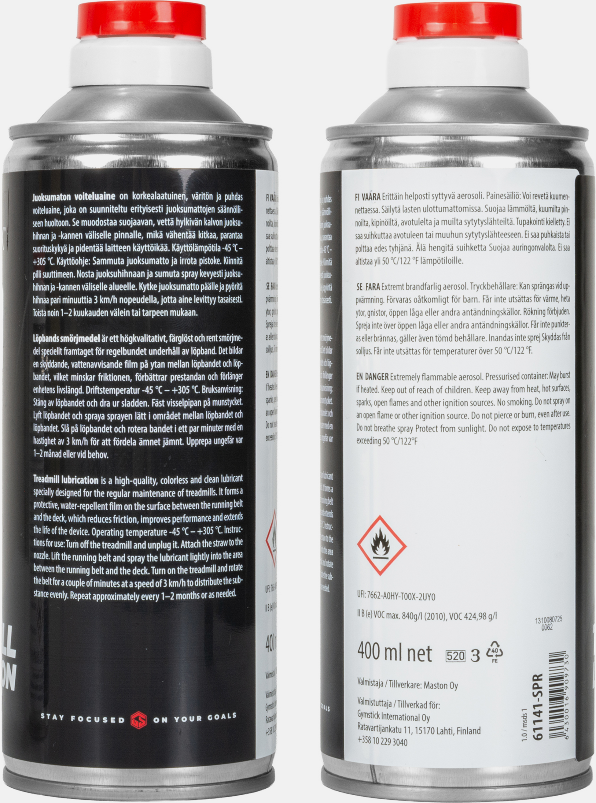 GYMSTICK, Treadmill Lubrication Spray 400ml