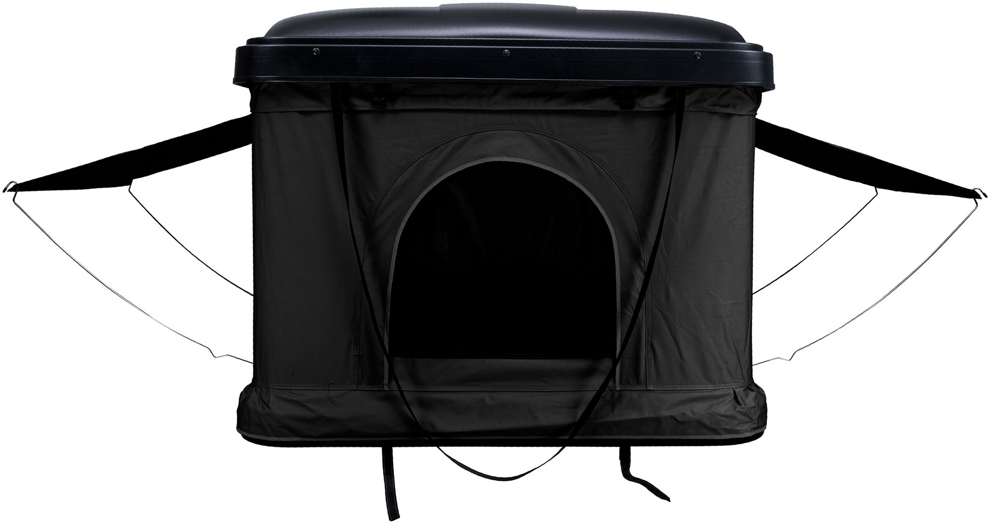 TREKKER, Trekker Rooftop Tent Hut M, Black