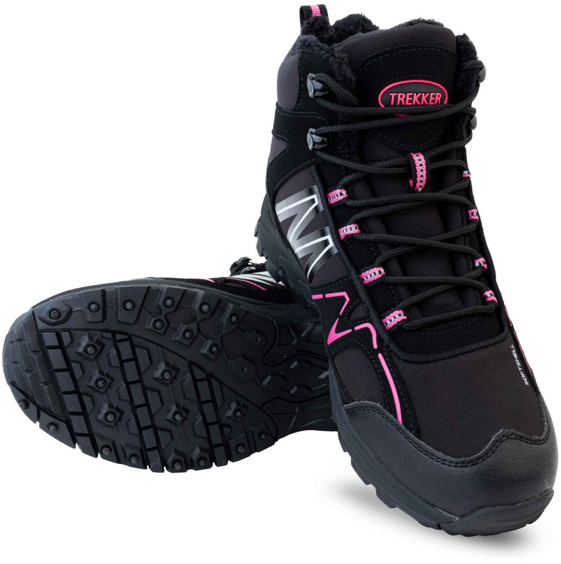 TREKKER, Trekker Studded Shoes - Pink - Eu38 - Uk 5