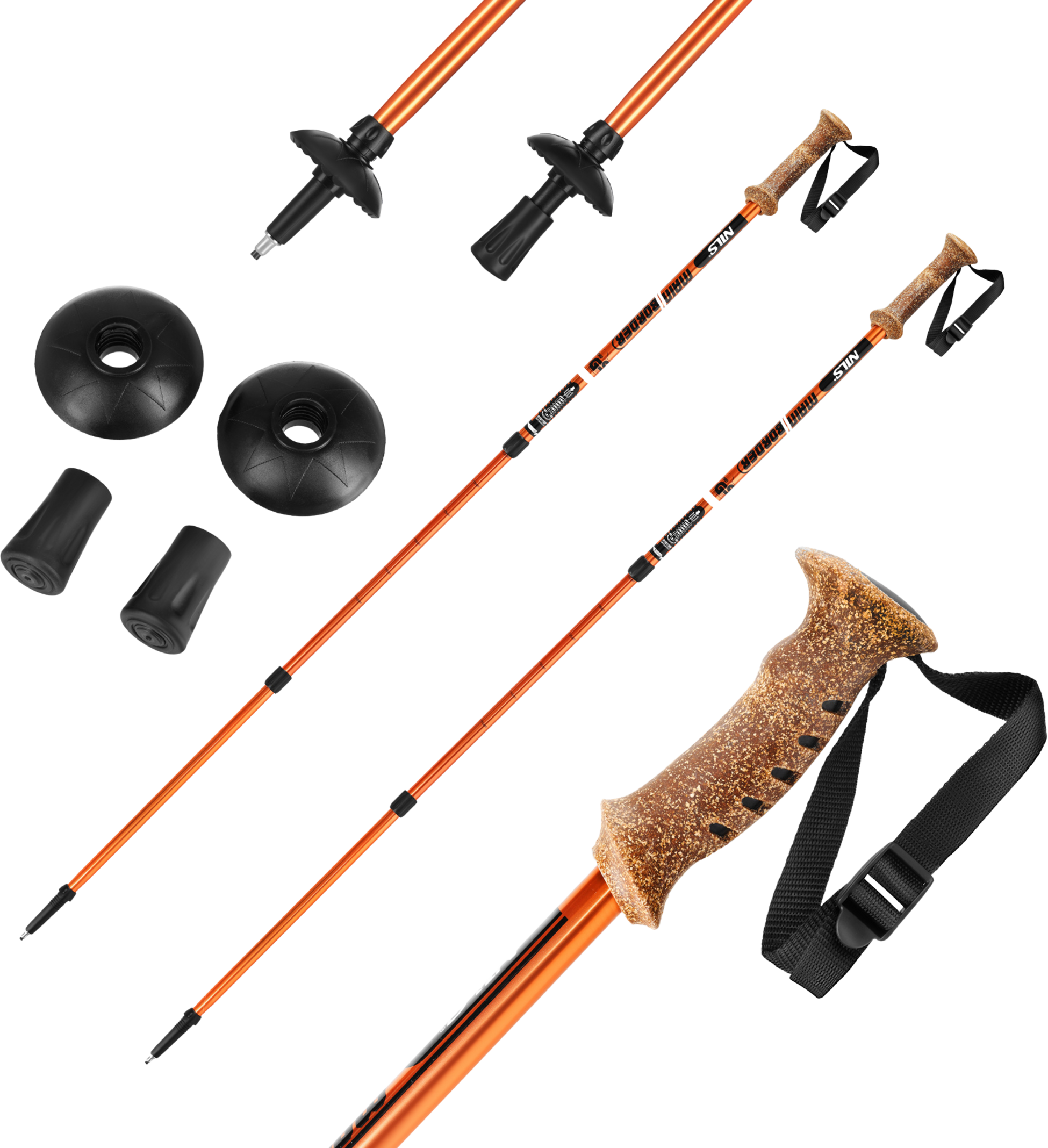 NORTHIX, Trekking Poles, Adjustable, Lightweight, Pair