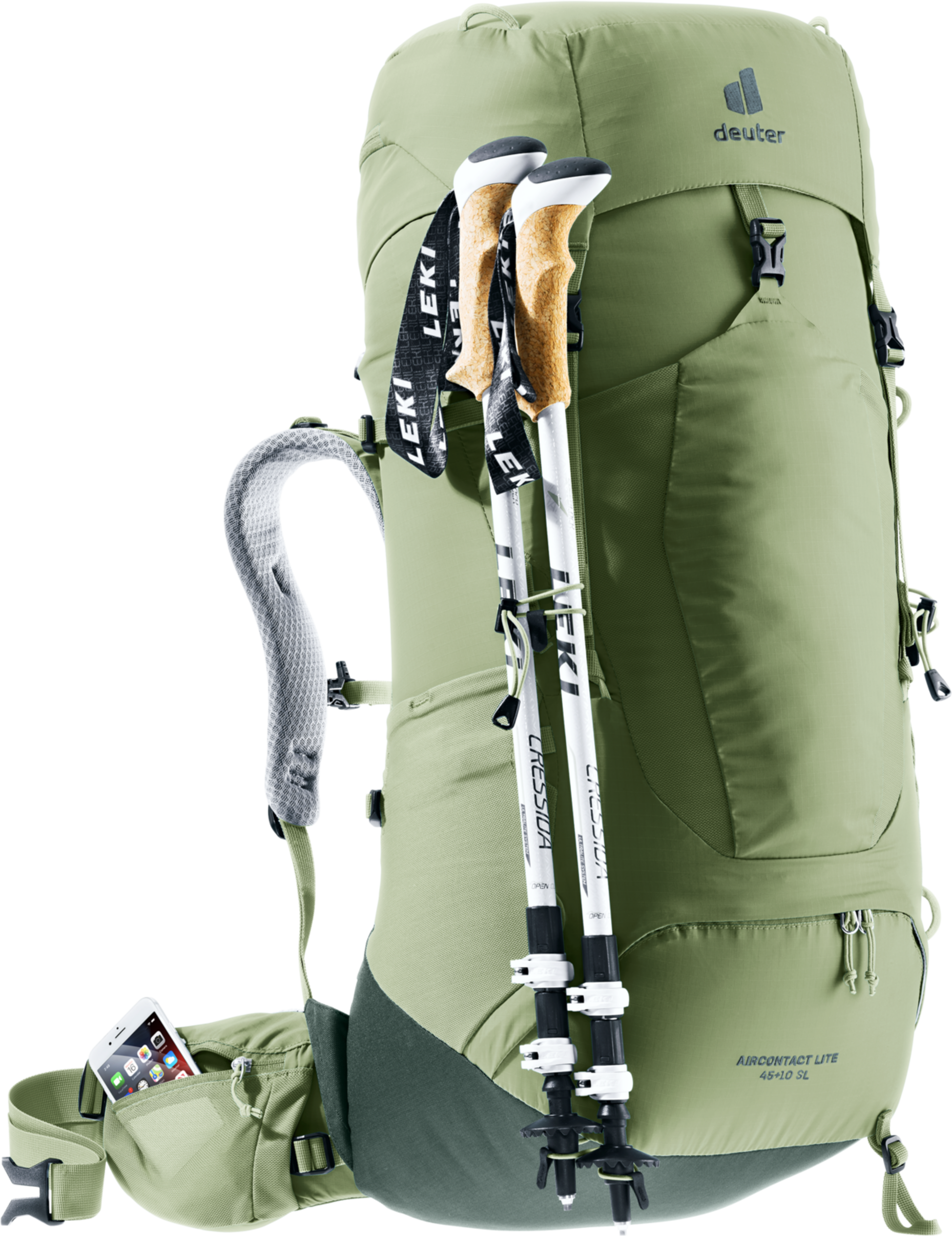 DEUTER, Trekking-ryggs&auml;ck Aircontact Lite 40 + 10 Sl