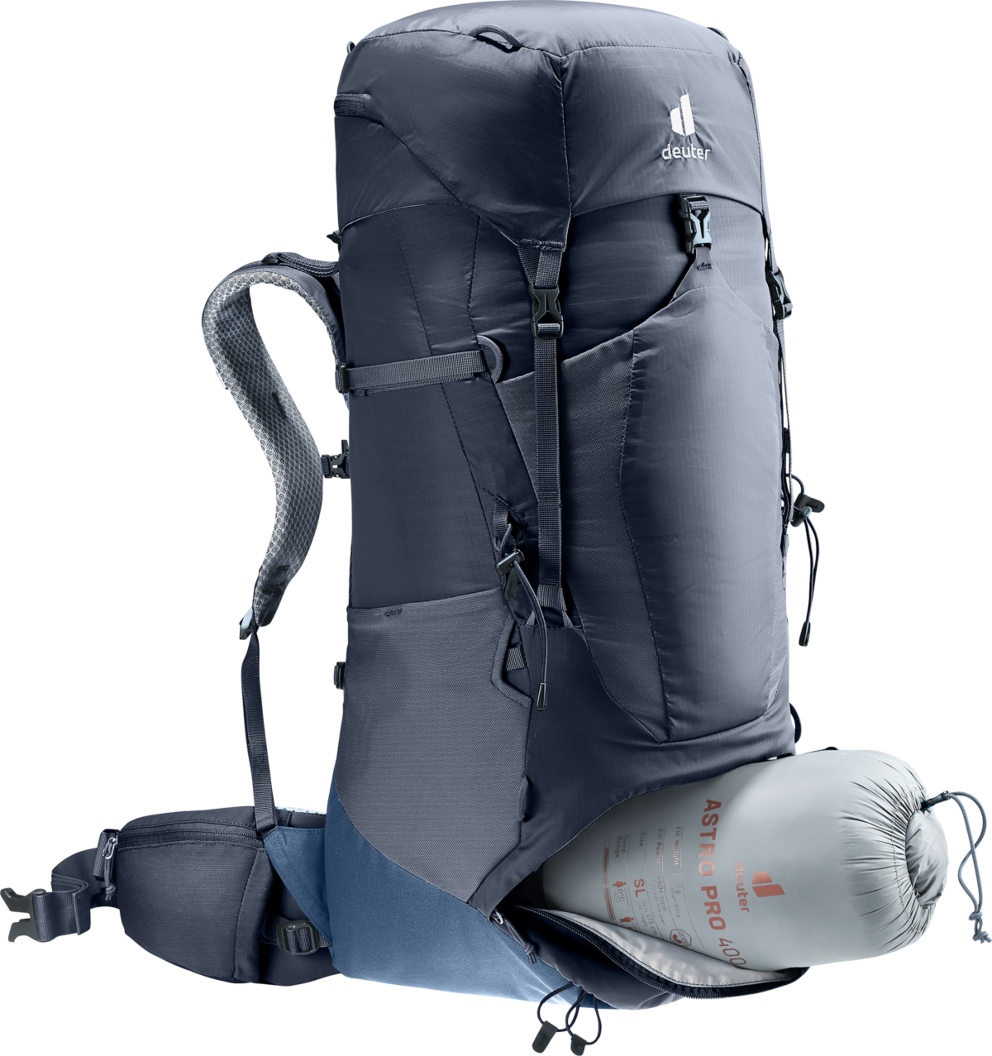 DEUTER, Trekking-ryggs&auml;ck Aircontact Lite 50 + 10