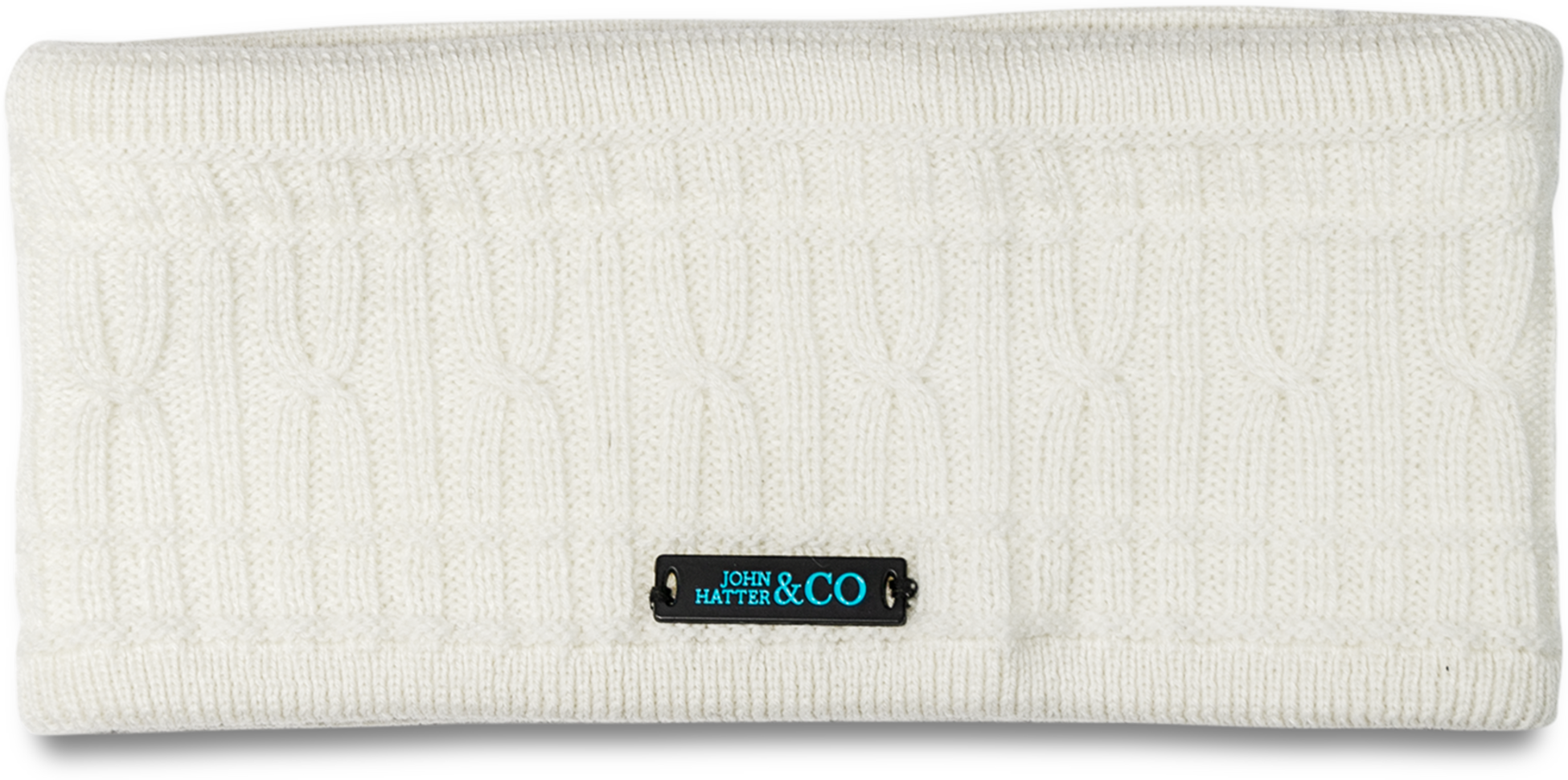 JOHN HATTER, Tres Chic Ivory White - Headband