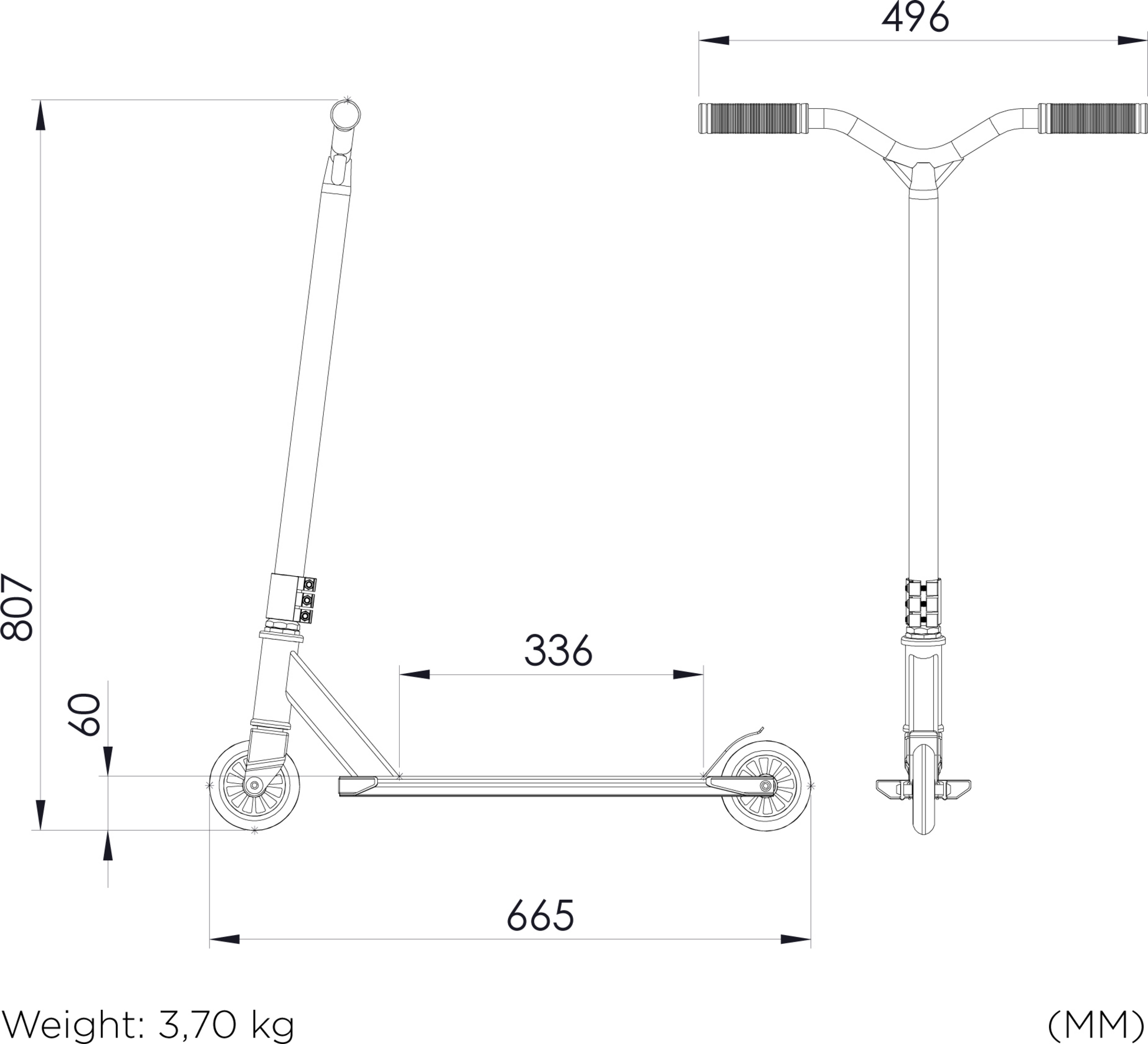 STIGA, Trick Scooter Hood Lime Green/black
