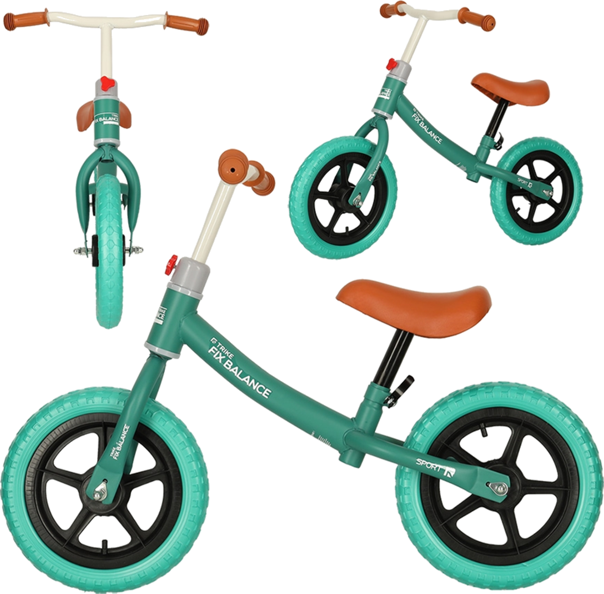 B2X, Trike Fix Balance Turquoise Cross-country Bicycle