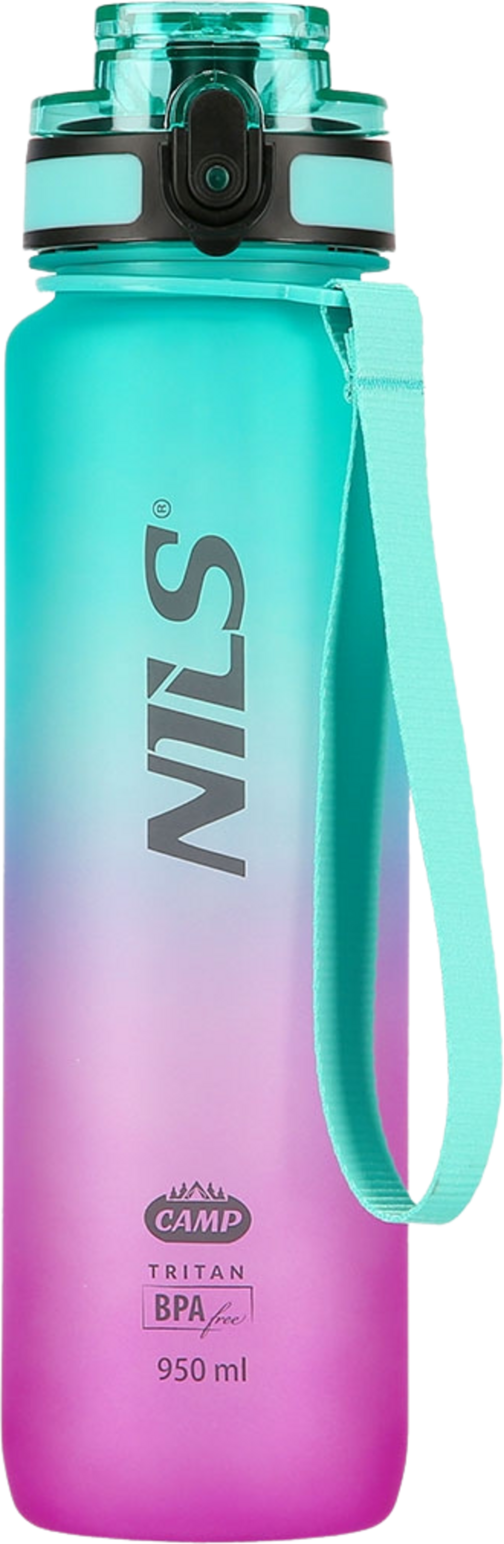 NORTHIX, Tritan Water Bottle, Green-pink, Leak-proof, 950 Ml