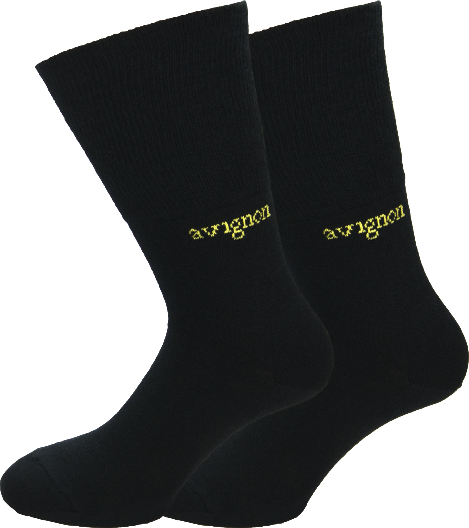 AVIGNON, Tunn Ull 2-pack Liner Svart