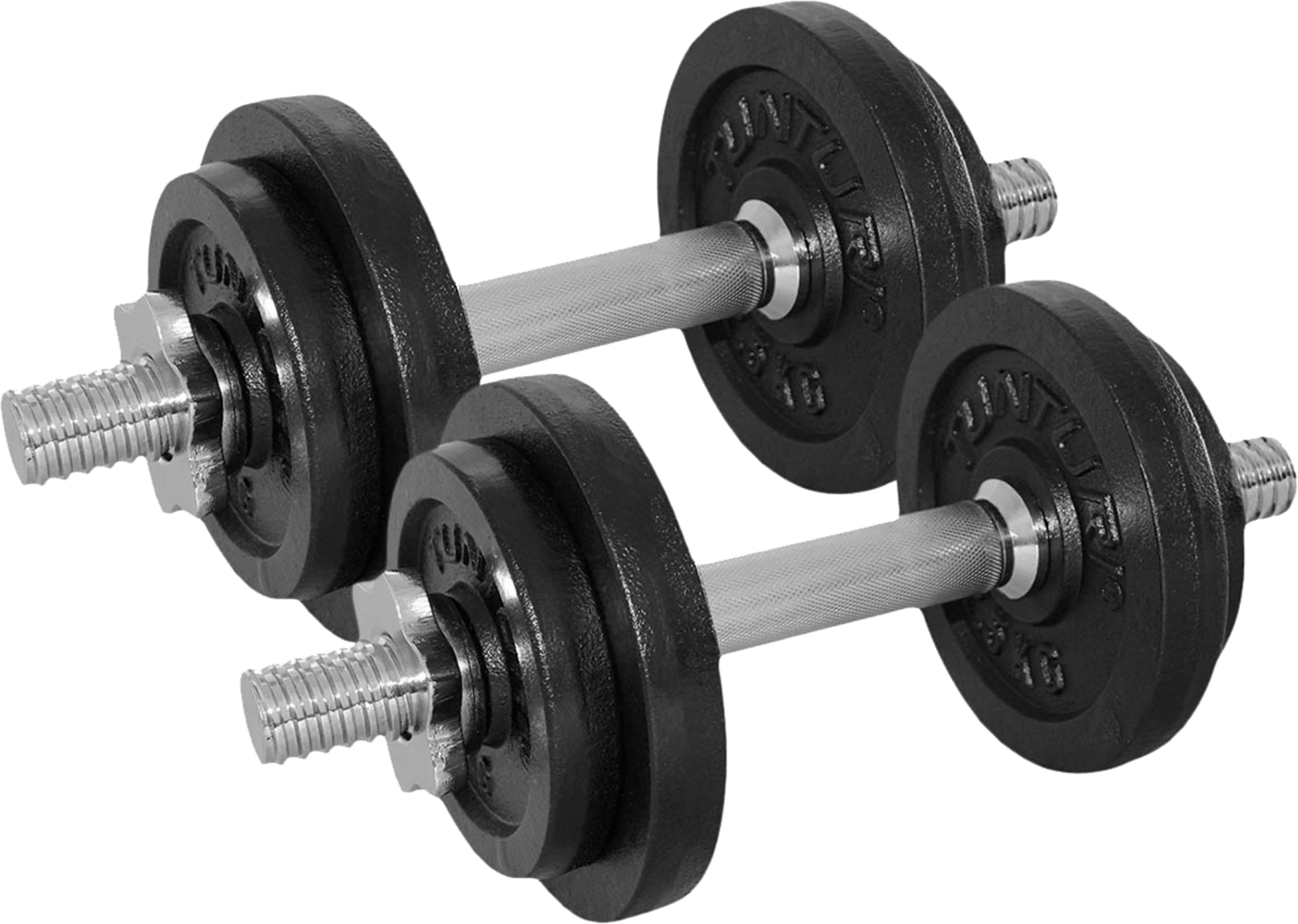 TUNTURI, Tunturi Hantelset 20 Kg Gjutj&auml;rn