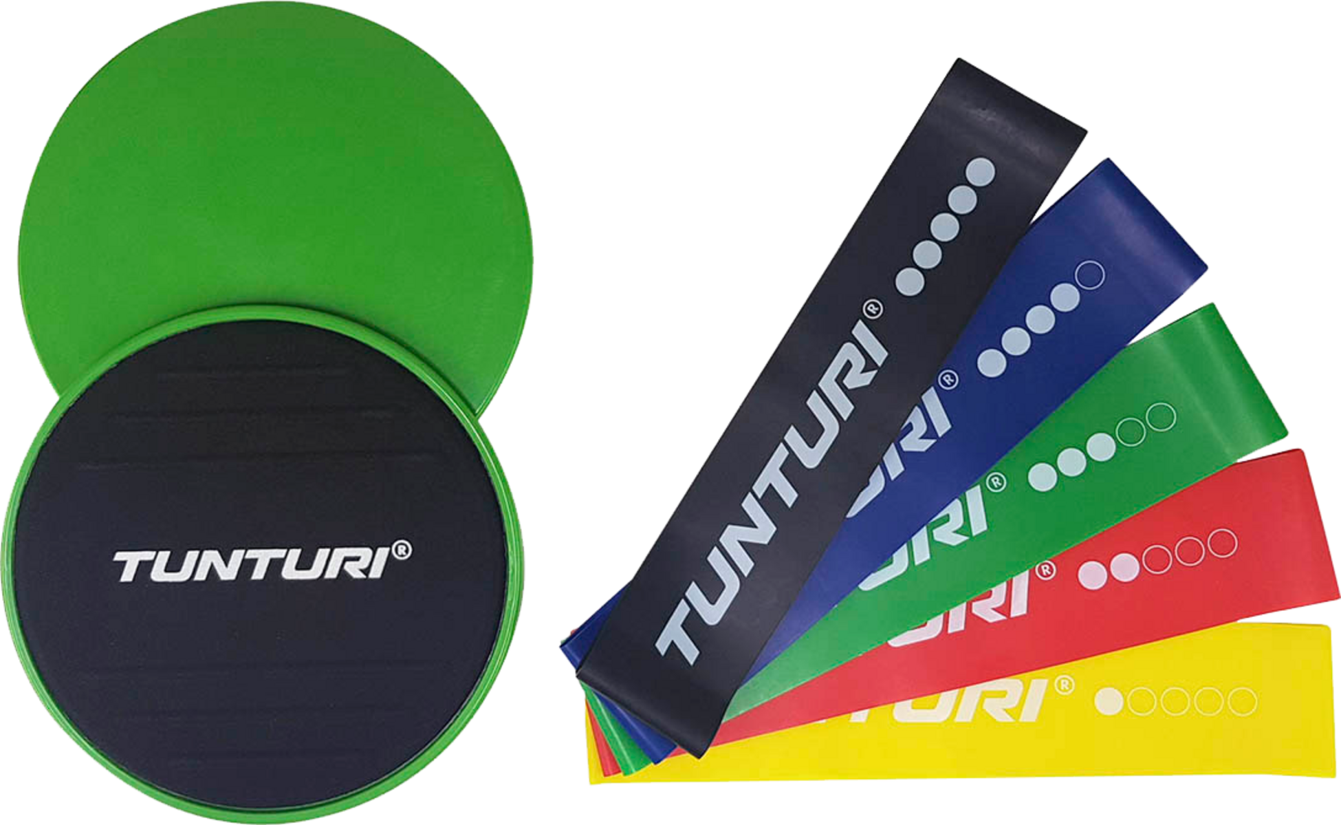 TUNTURI, Tunturi Resistance Och Core Sliders Set