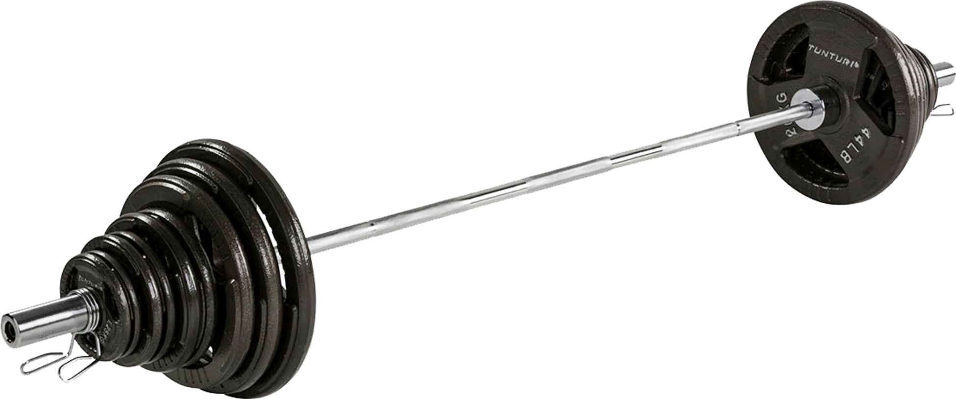 TUNTURI, Tunturi Skivst&aring;ngsset Med Tri-grip Viktskivor 140 Kg.