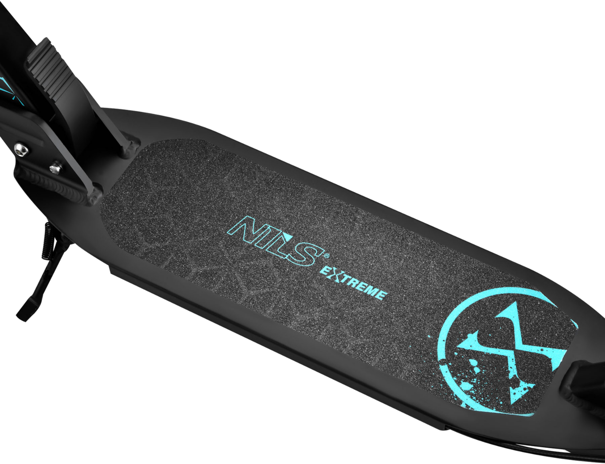 NORTHIX, Turquoise Kick Scooter, Adjustable Height, Foldable Design