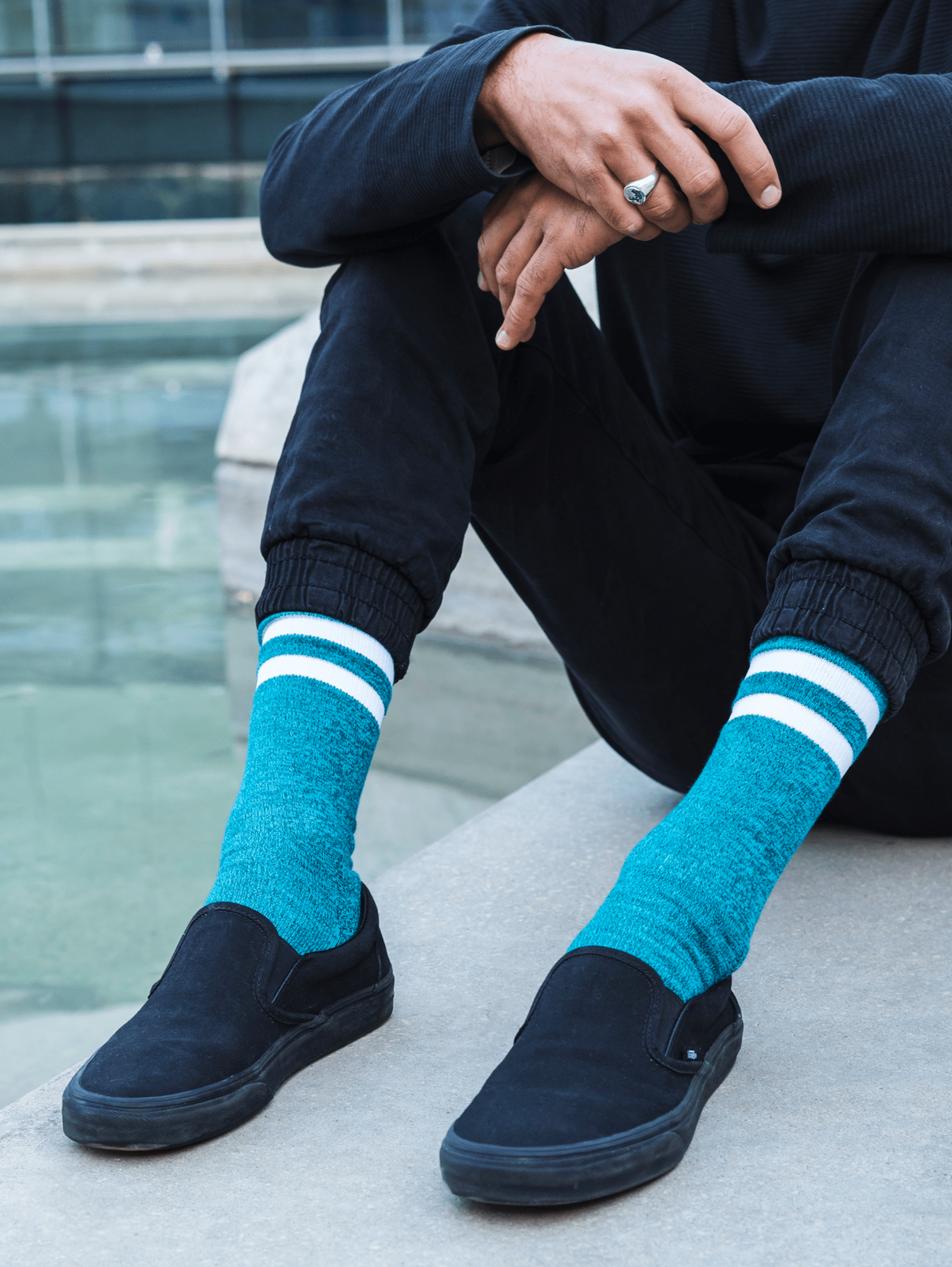 AMERICAN SOCKS, Turquoisenoise - Mid High