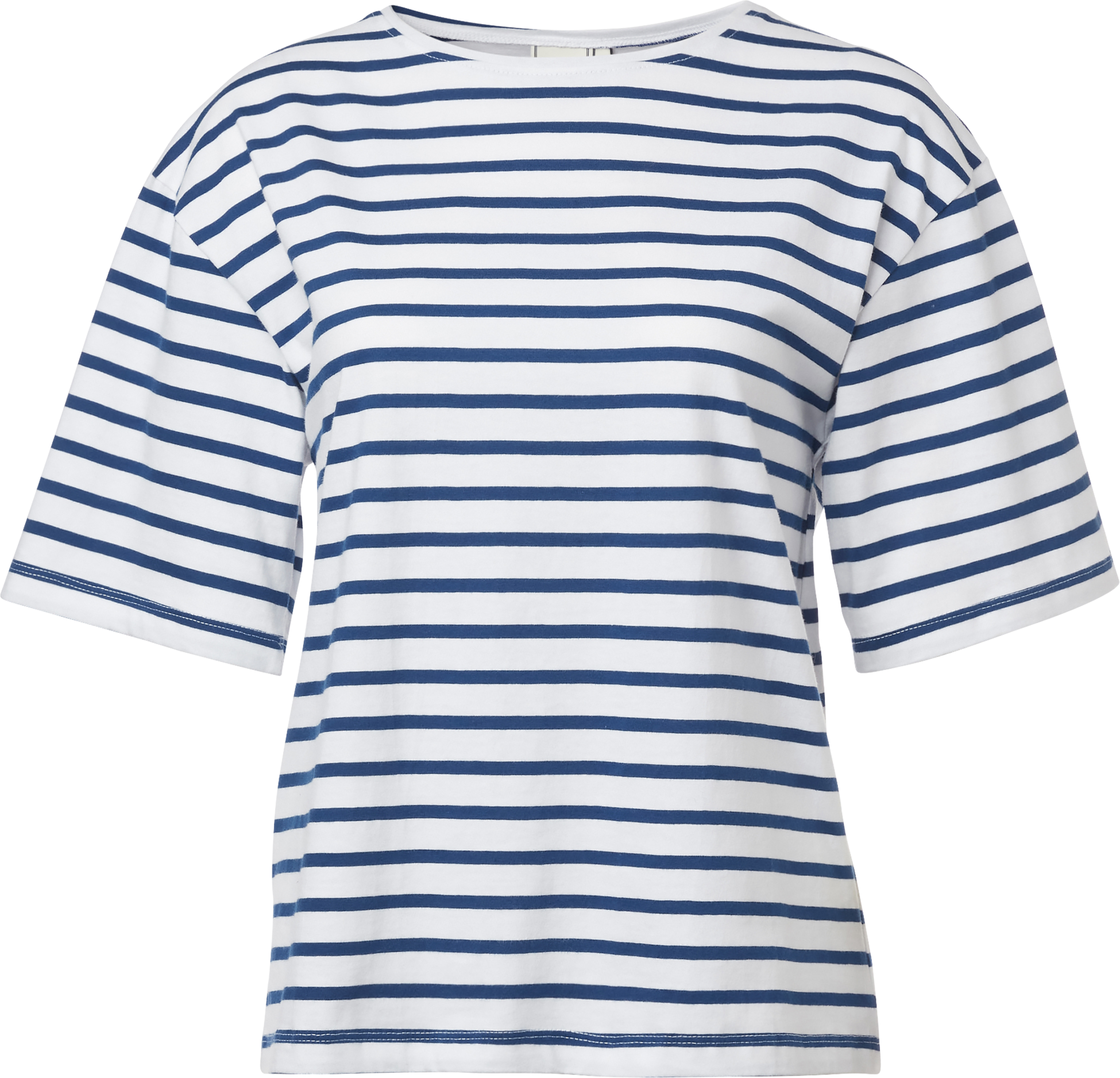 EMMAMALENA, Tuva T-shirt Stripe White Blue
