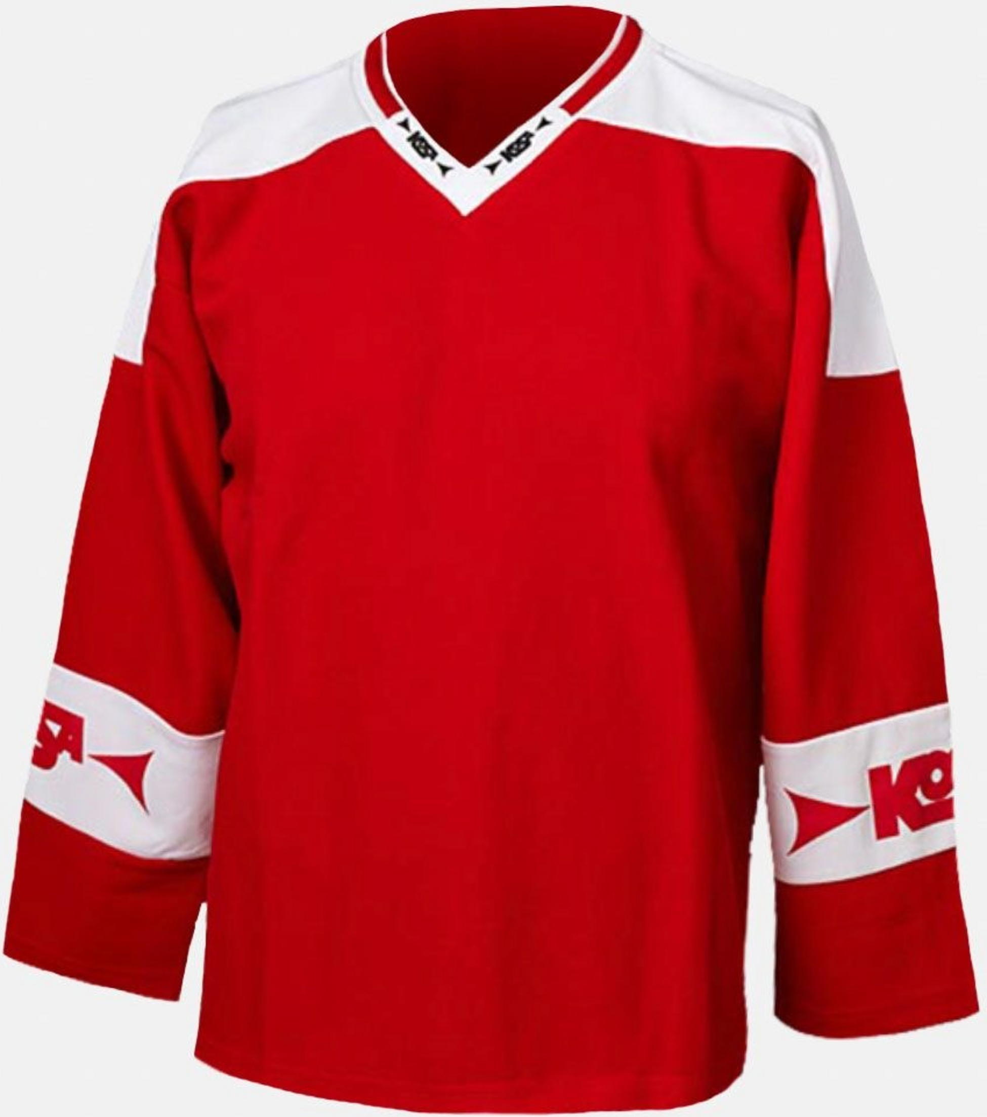KOSA, Two-tone Training Shirt Red/white
