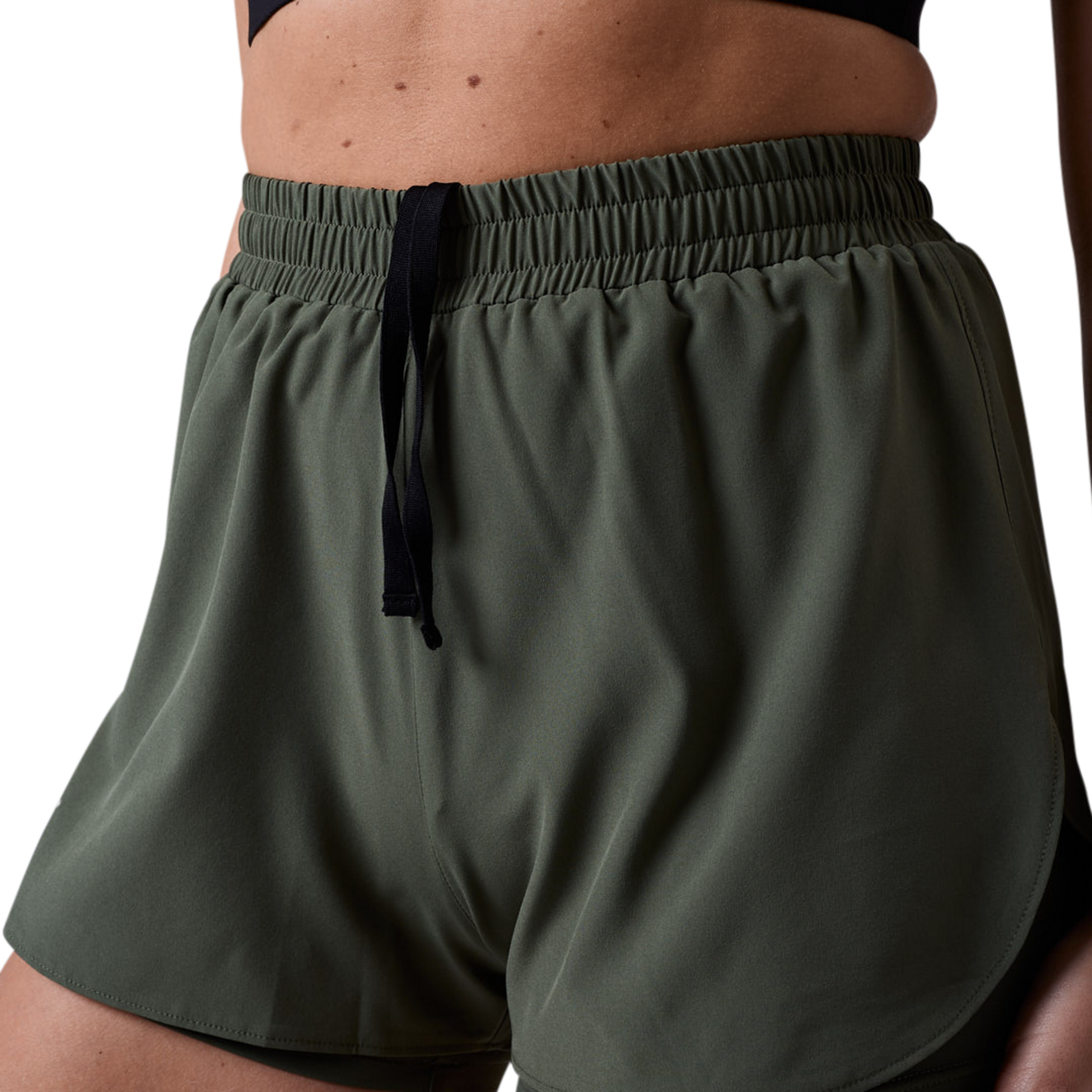 CLN ATHLETICS, Ultra 2 In 1 Shorts Moss Green