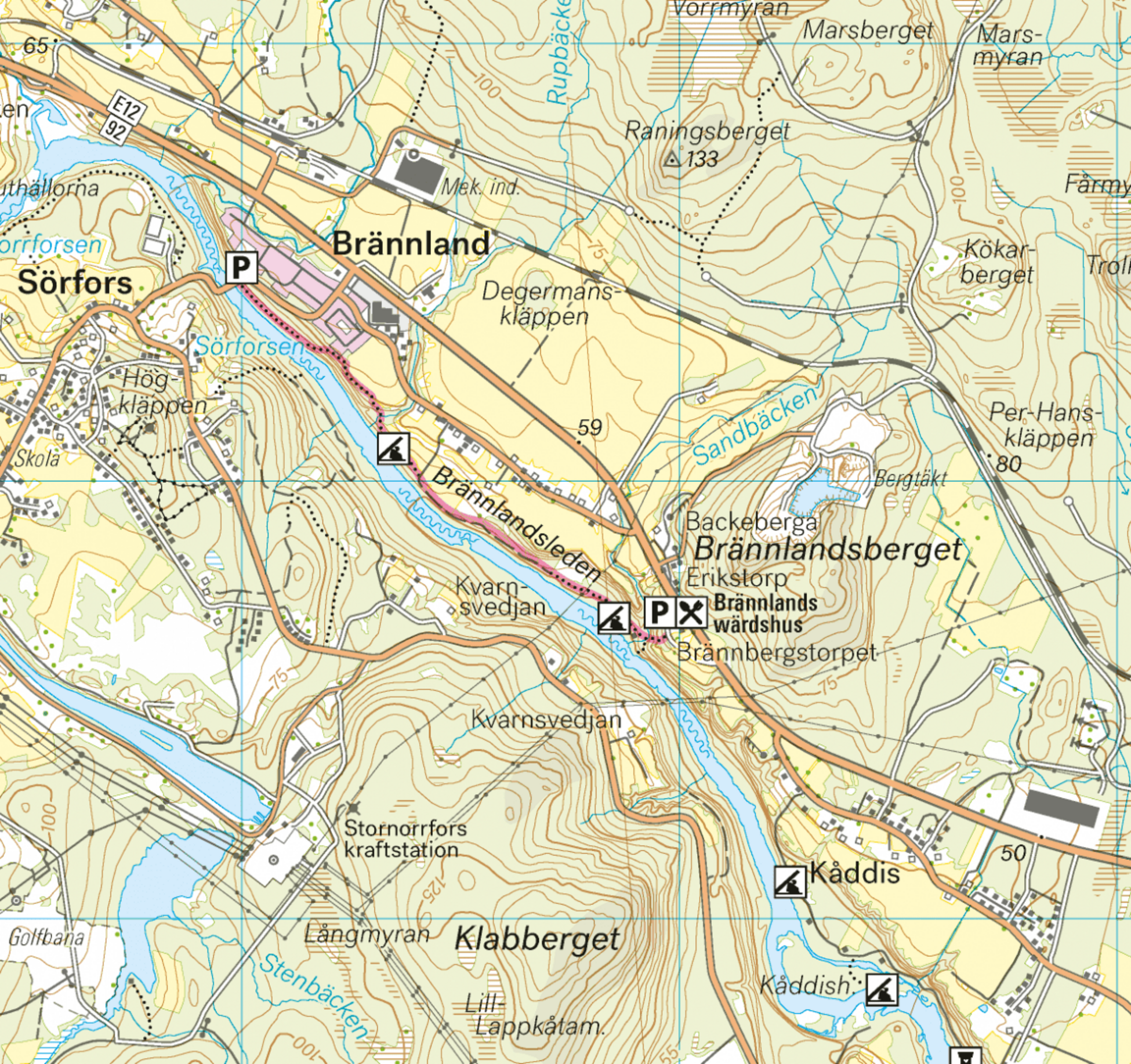 CALAZO, Umeå Vännäs Vindeln 1:50 000