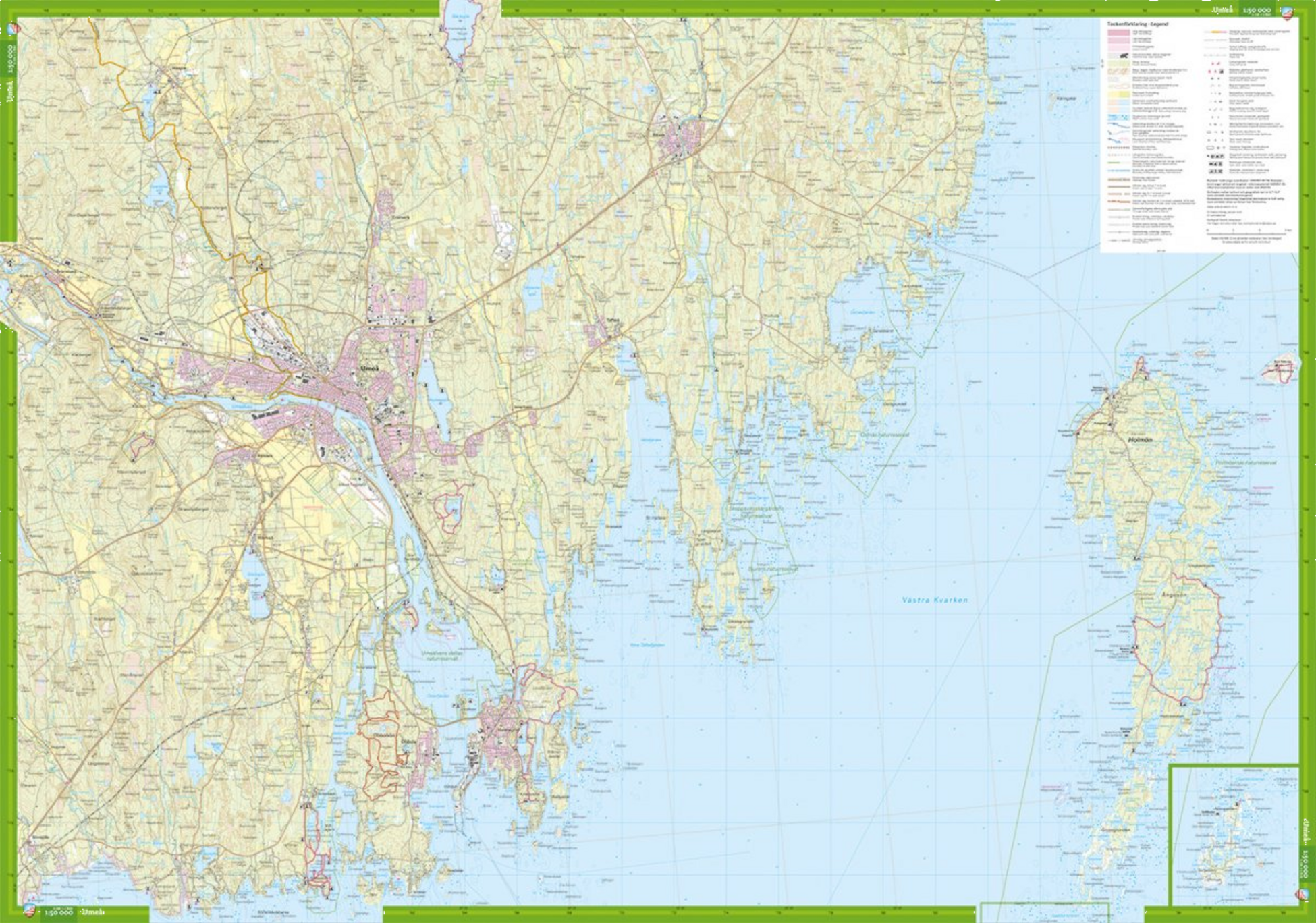 CALAZO, Umeå Vännäs Vindeln 1:50 000