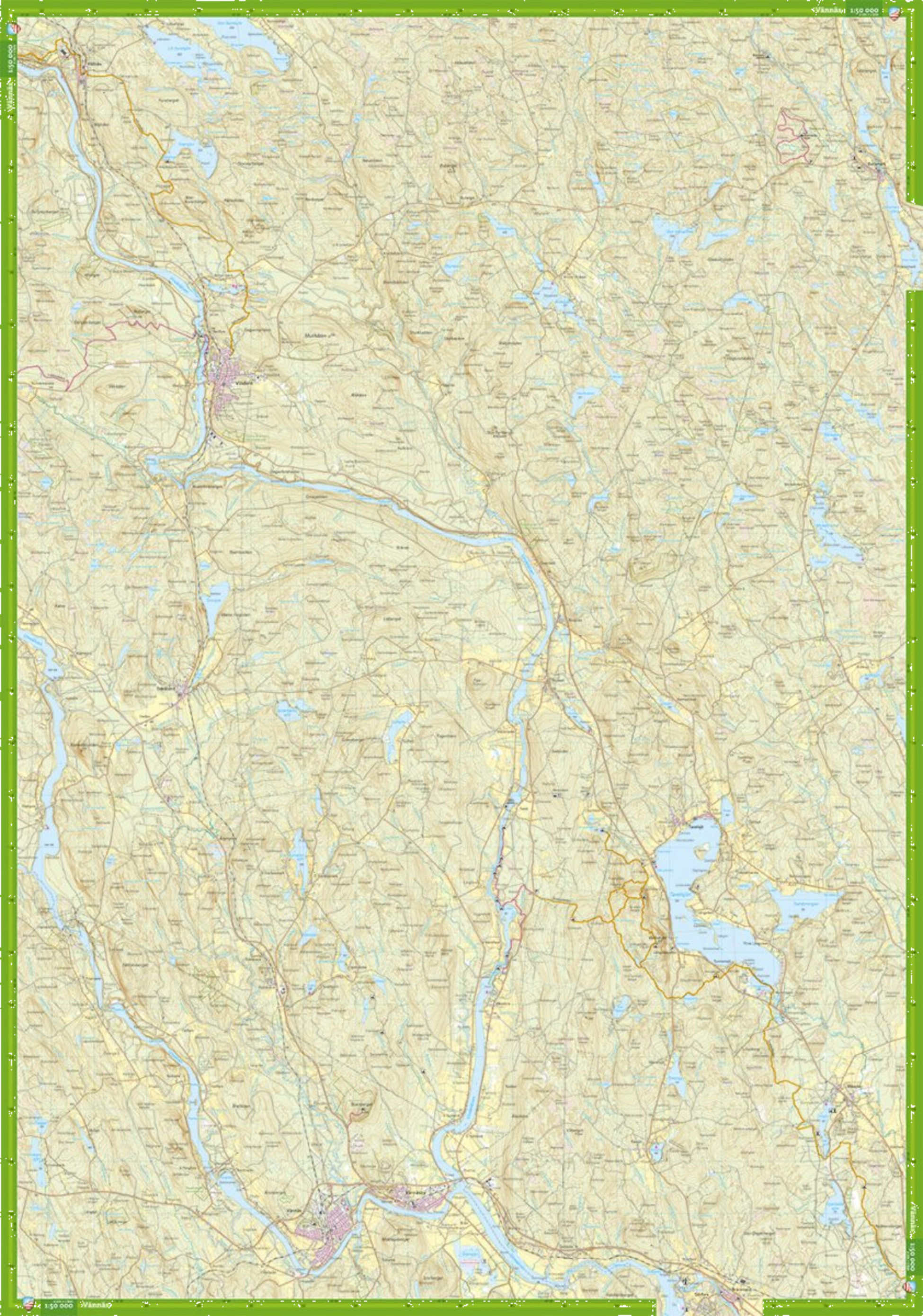 CALAZO, Umeå Vännäs Vindeln 1:50 000