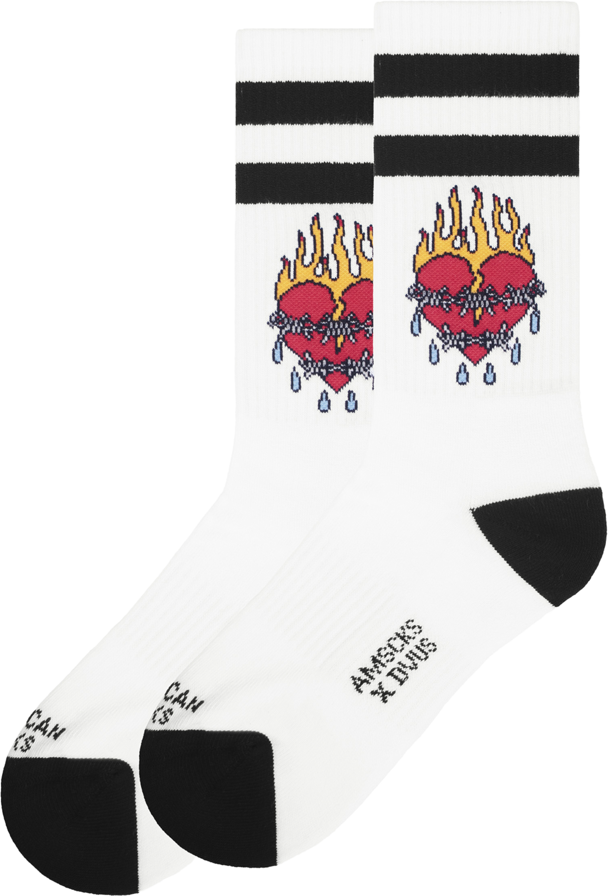 AMERICAN SOCKS, United Hearts - Mid High