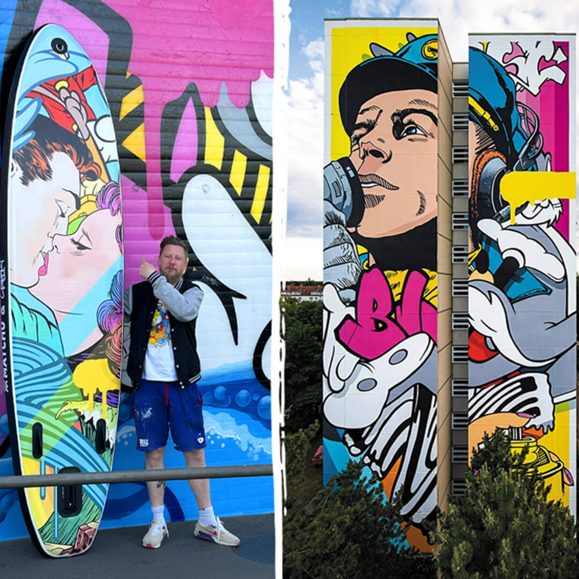 MATCHU SPORTS, Uppbl&aring;sbar Sup Br&auml;da Bustart 320x81x15cm - Upp Till 150kg - Stand Up Paddle Board