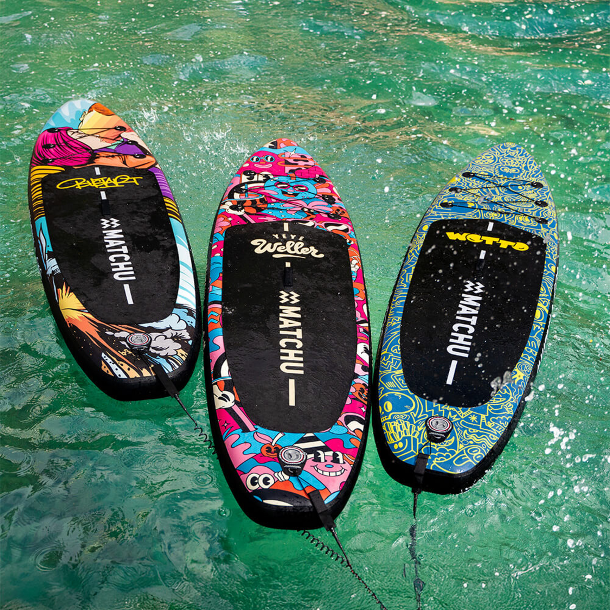 MATCHU SPORTS, Uppbl&aring;sbar Sup Br&auml;da Yeye Weller 320x81x15cm - Upp Till 150kg - Stand Up Paddle Board