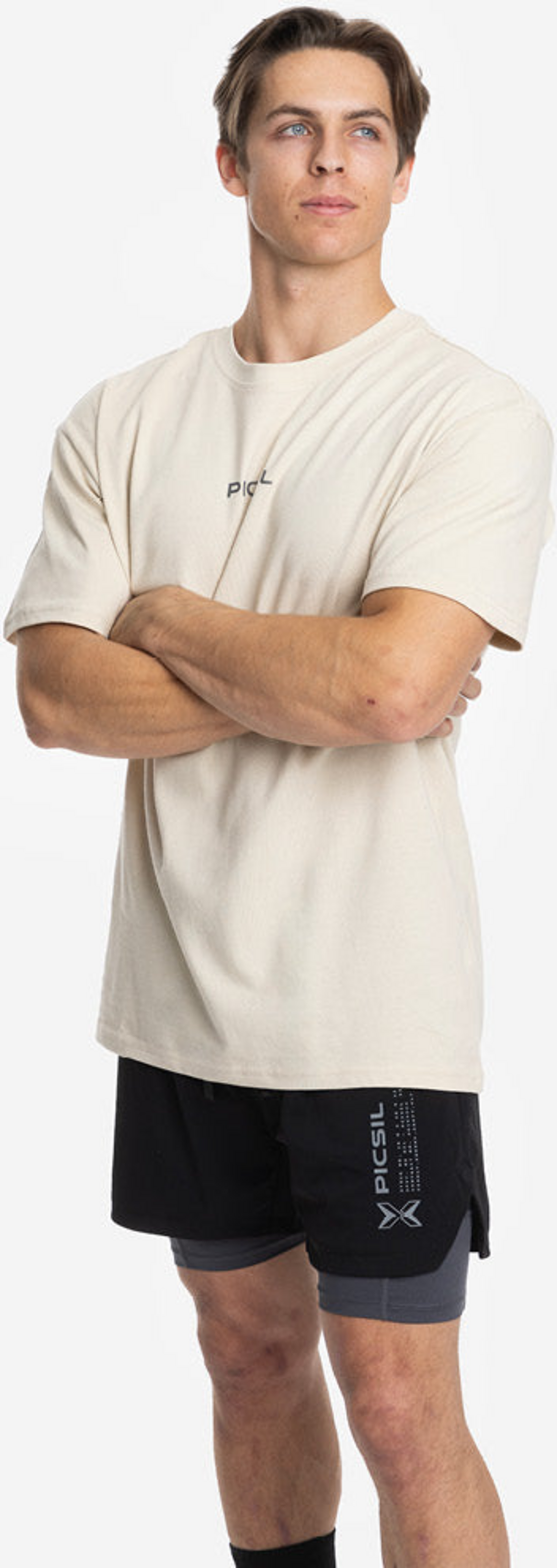 PICSIL SPORT, Urban Oversize Organic Cotton T-shirt For Men