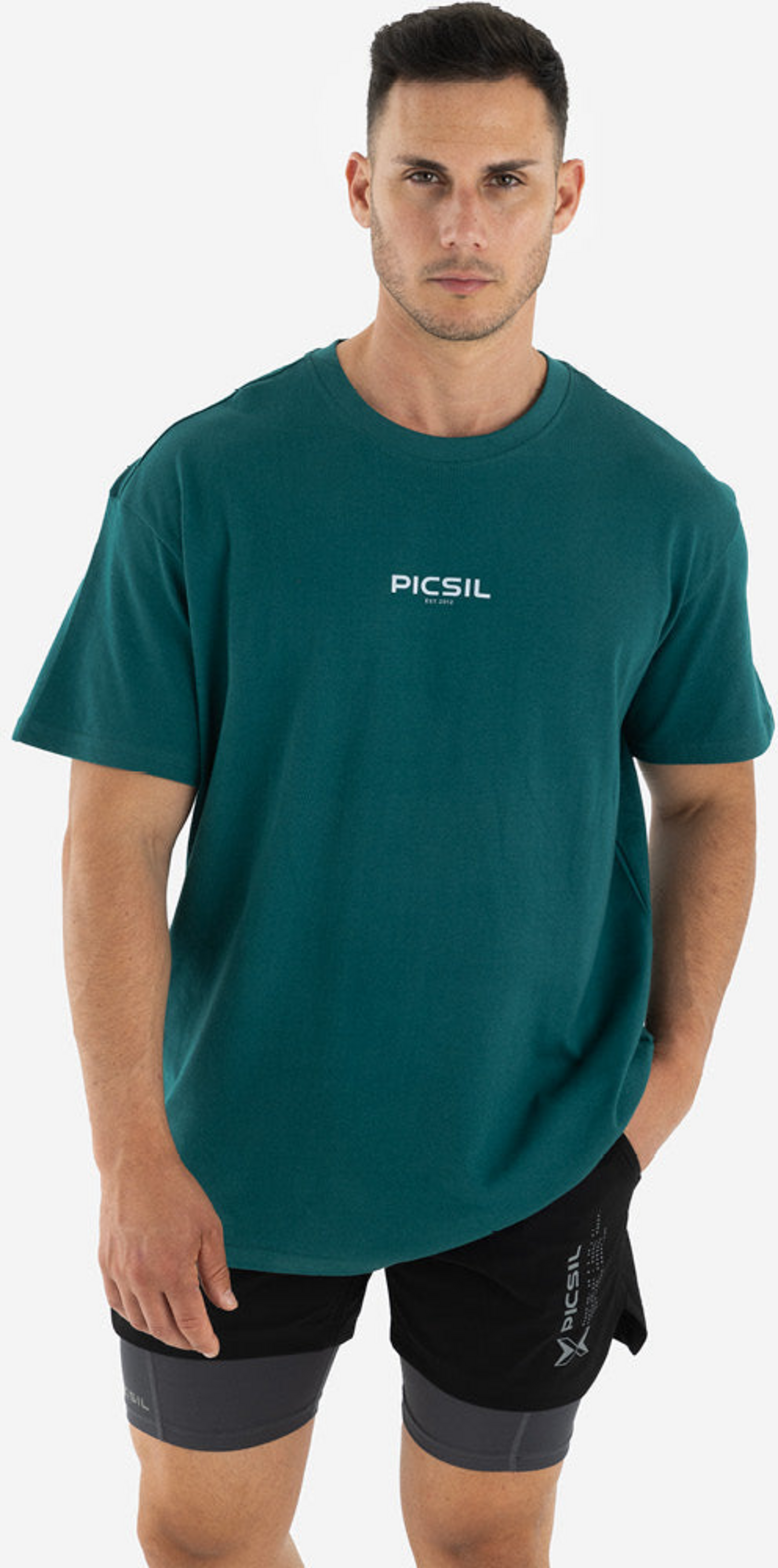 PICSIL SPORT, Urban Oversize Organic Cotton T-shirt For Men