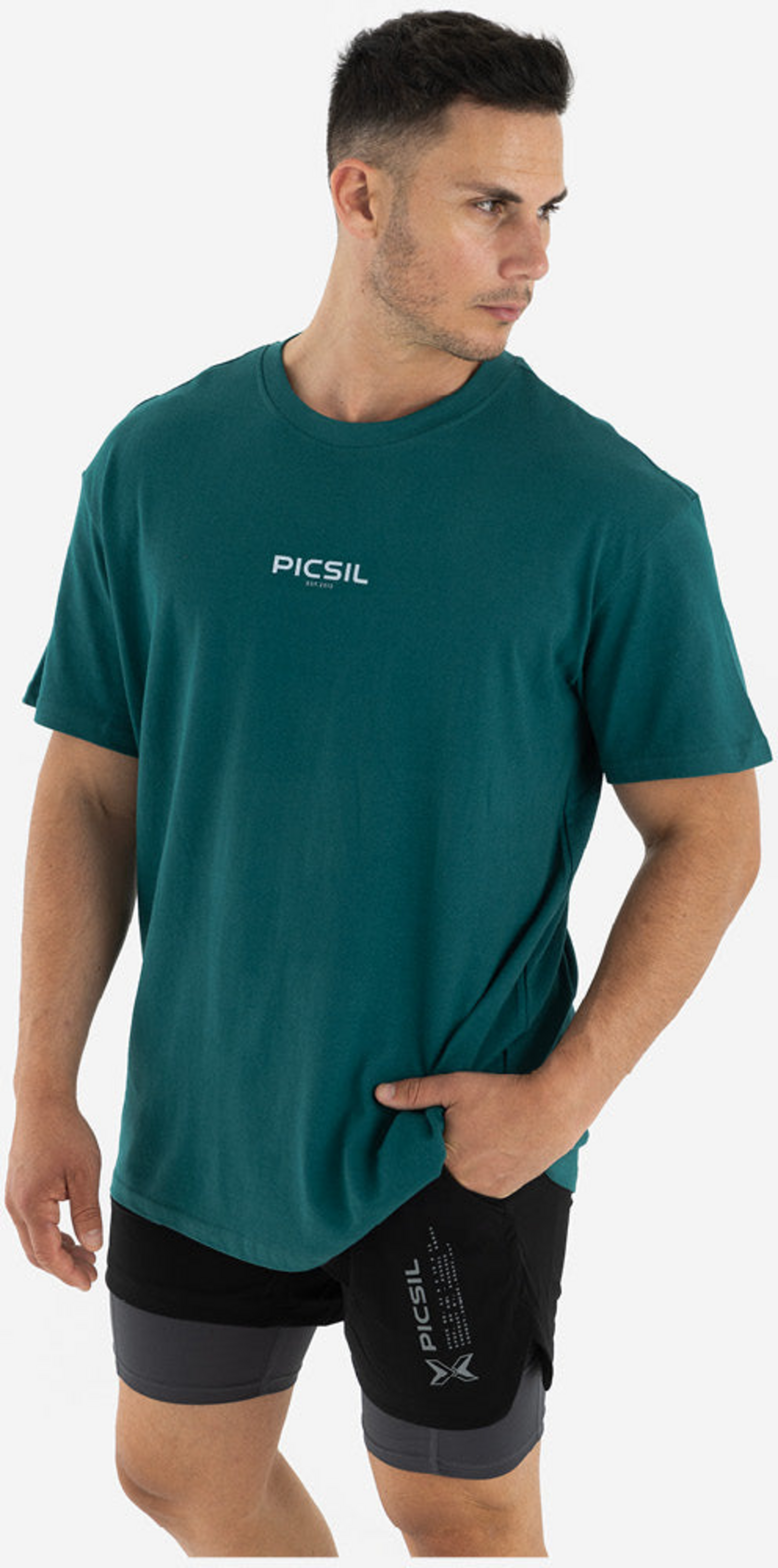 PICSIL SPORT, Urban Oversize Organic Cotton T-shirt For Men