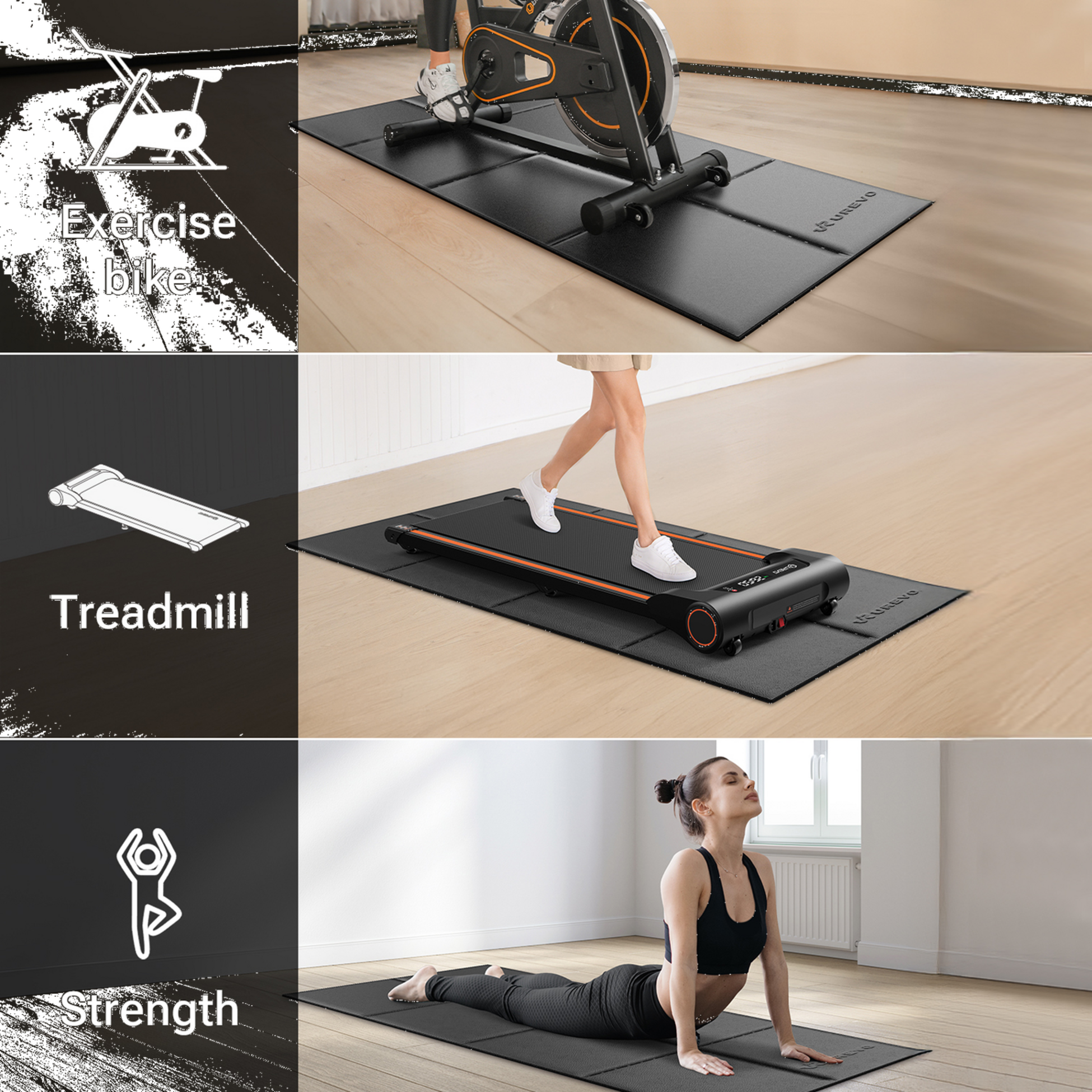 UREVO, Urevo Treadmill Mat