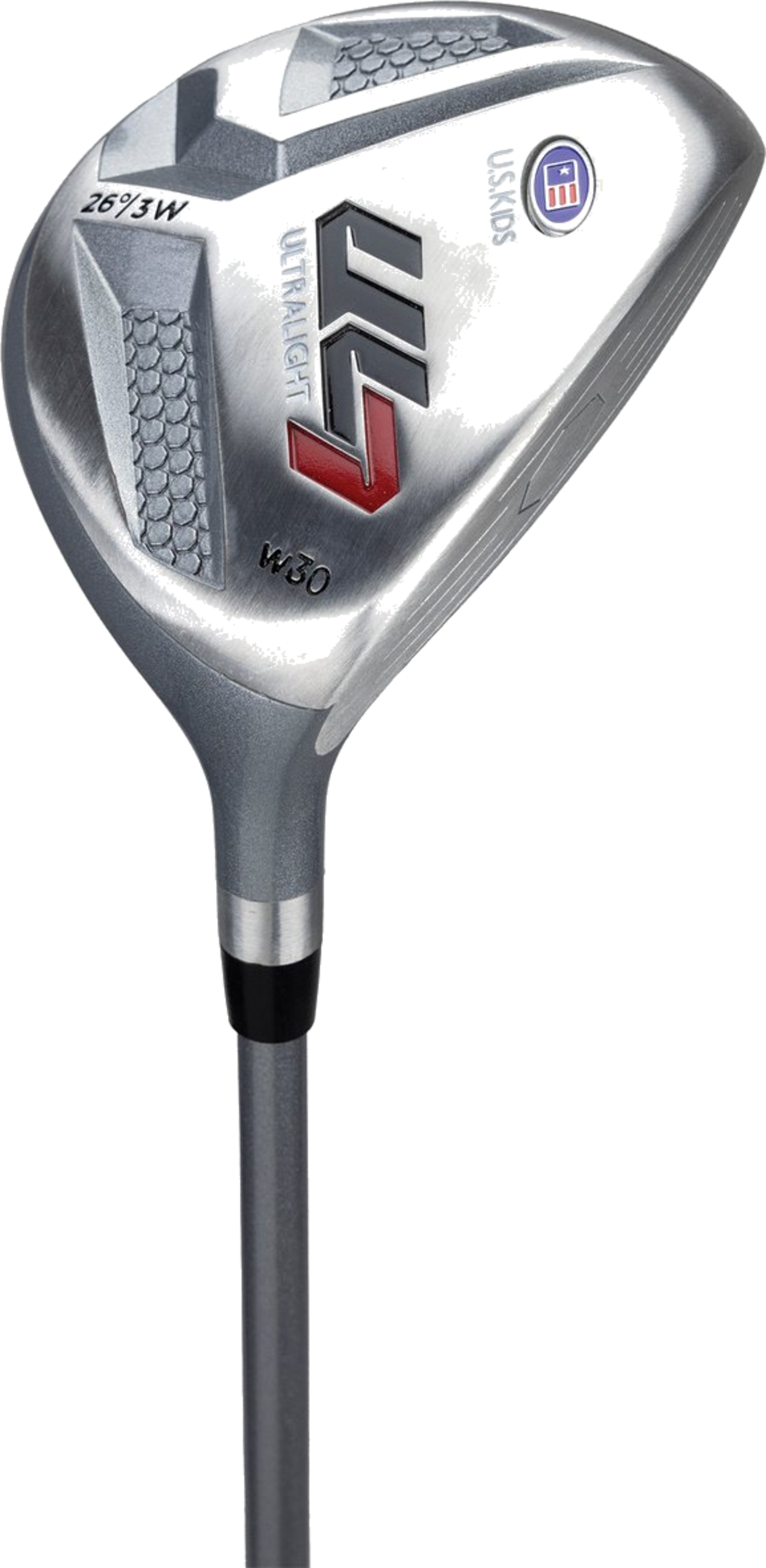 US KIDS, Us Kids Lh Ul7 39 3 Club Carry Set, All Graphite, Black/red Bag