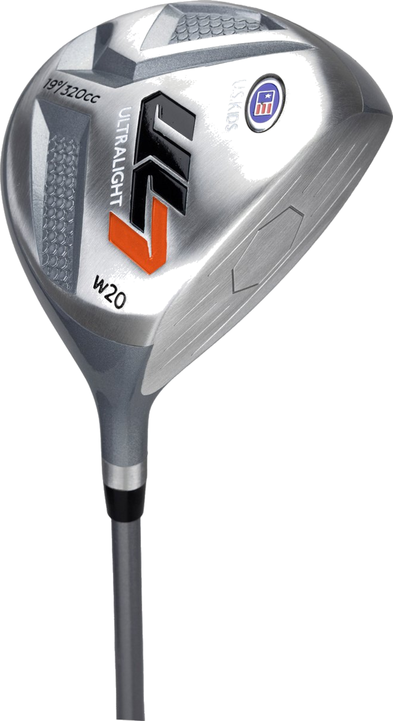 US KIDS, Us Kids Ul7 51 5 Club Stand Set, All Graphite, Black/orange Bag