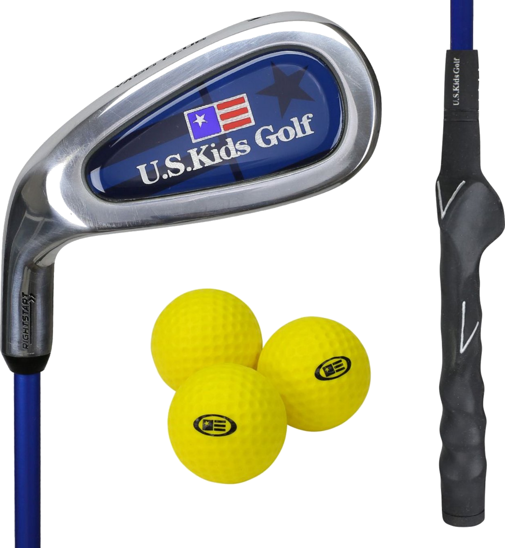 US KIDS, Us Kids Yard Club With 3 Yard Balls And Tee Left