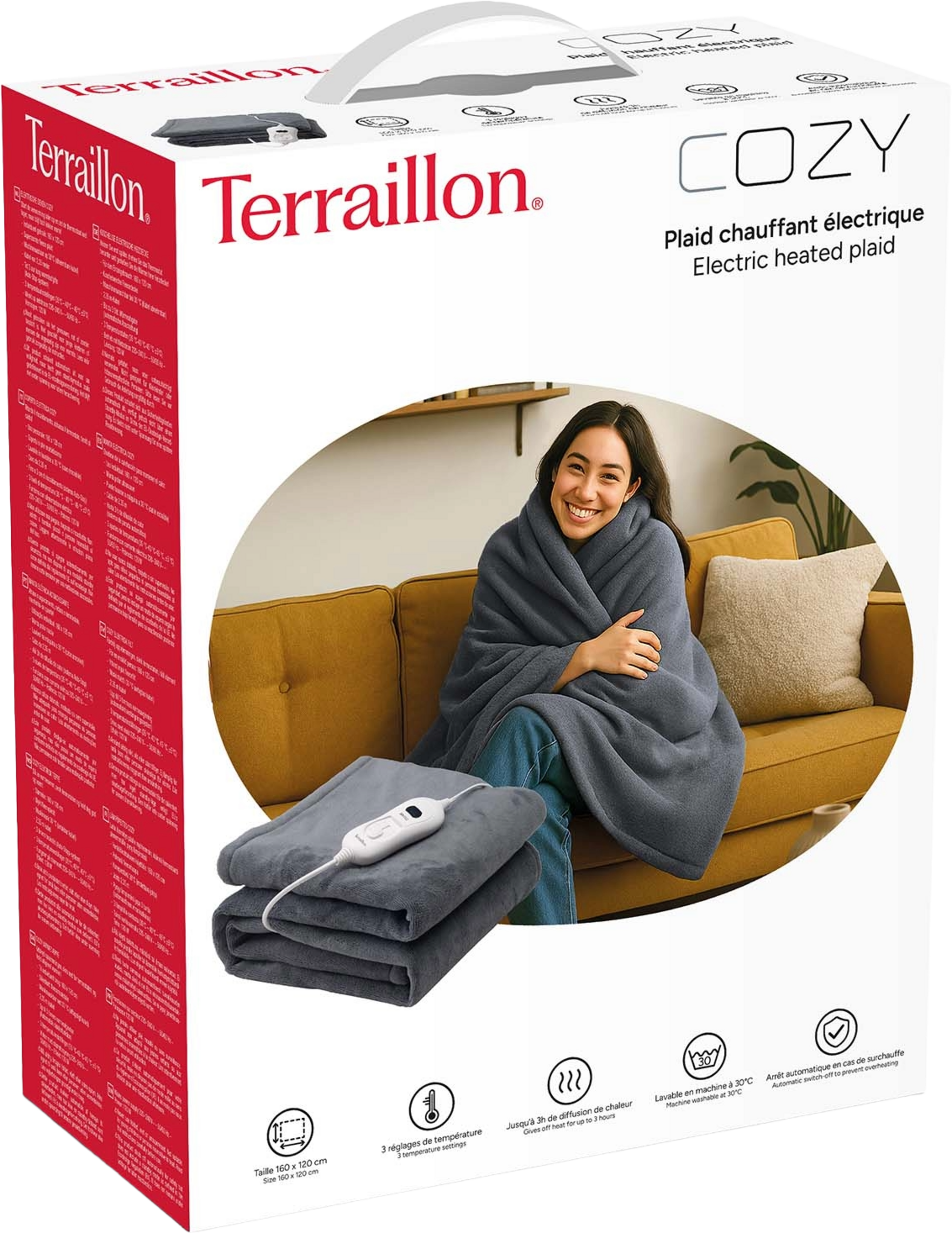 TERRAILLON, V&auml;rmefilt Cozy 160x120cm
