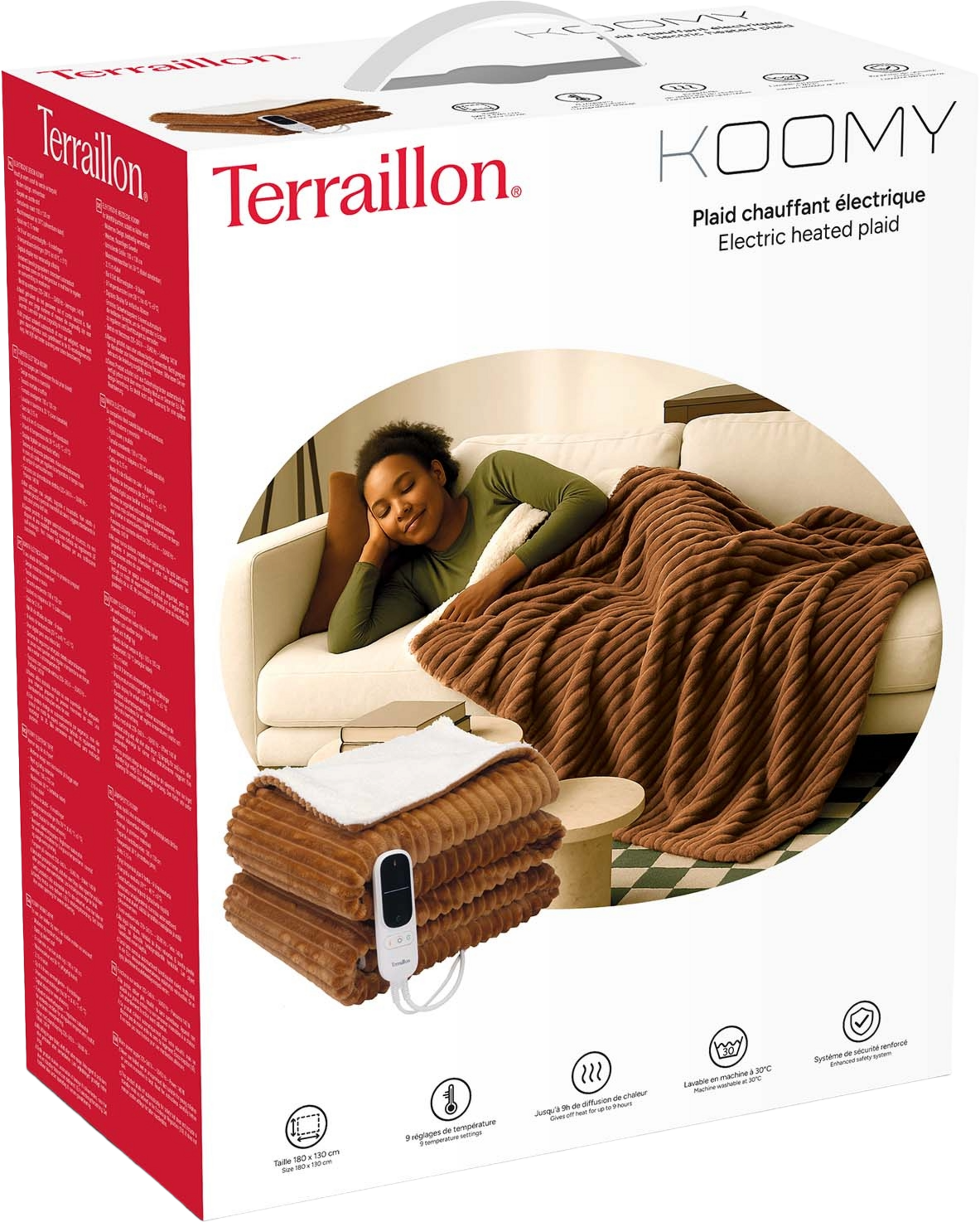 TERRAILLON, Värmefilt Koomy 180x130cm 140w