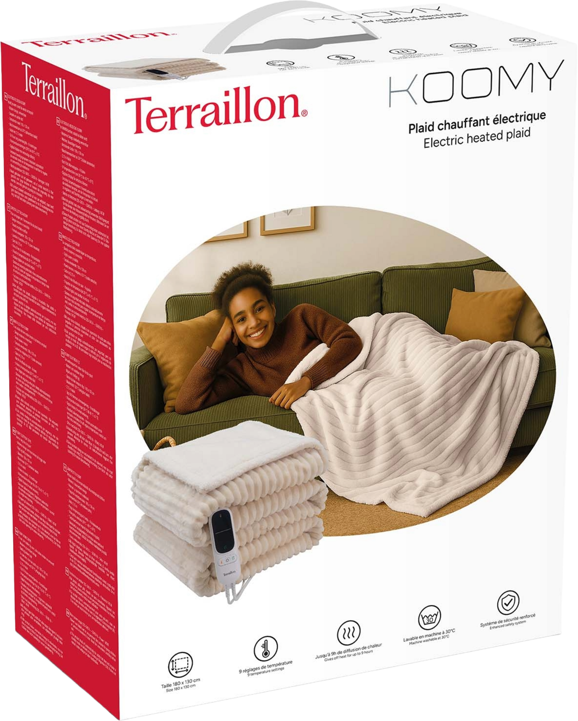 TERRAILLON, V&auml;rmefilt Koomy 180x130cm 140w
