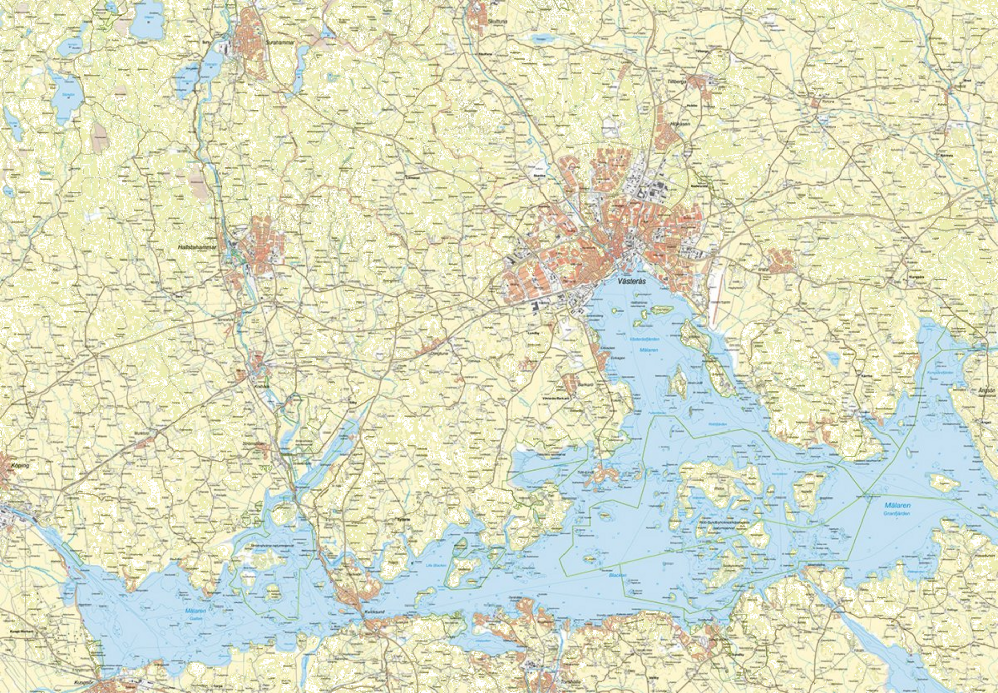 CALAZO, V&auml;stra M&auml;laren 1:50.000