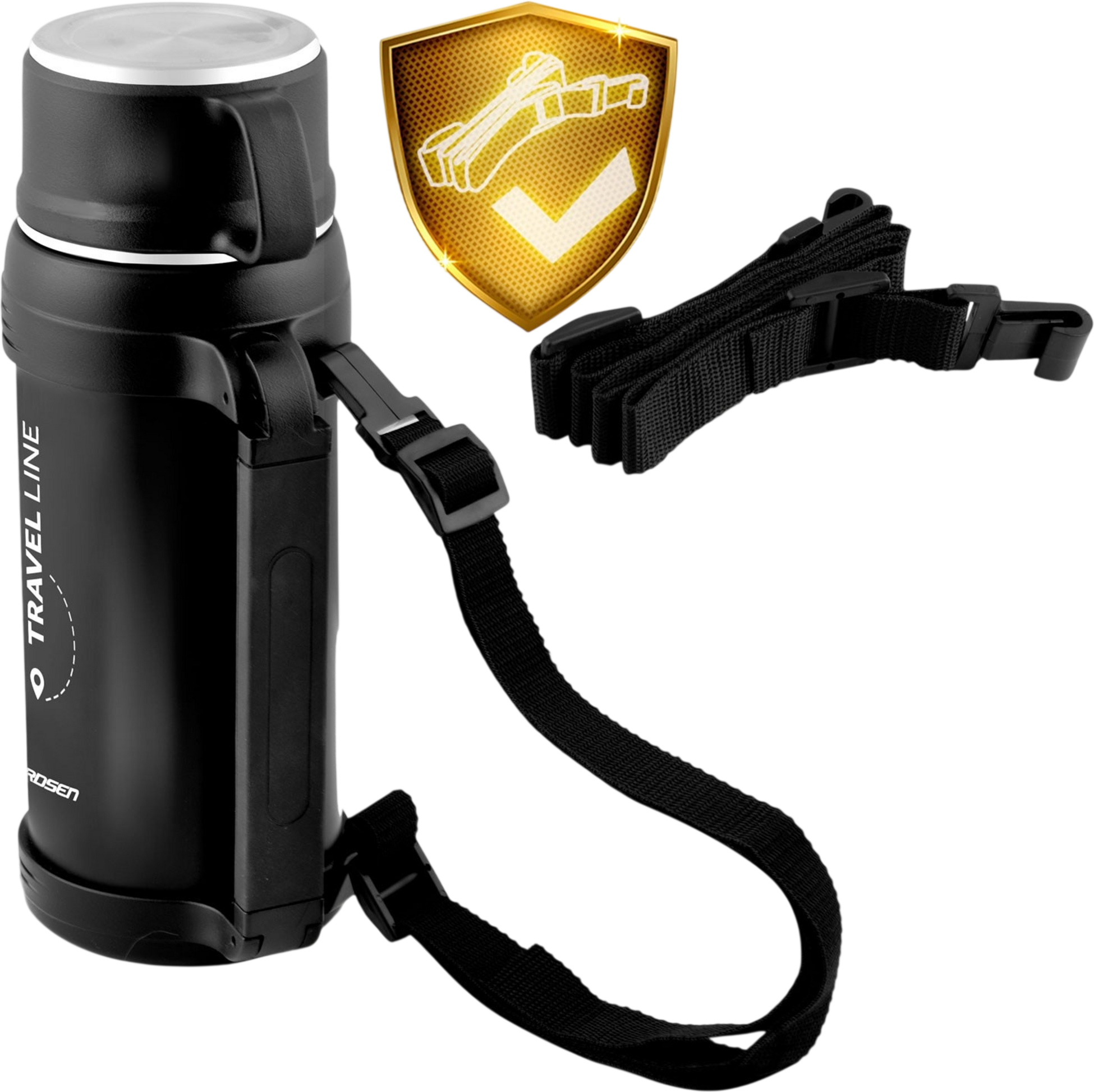 B2X, Vacuum Thermos 1500 Ml Bd-781 Black