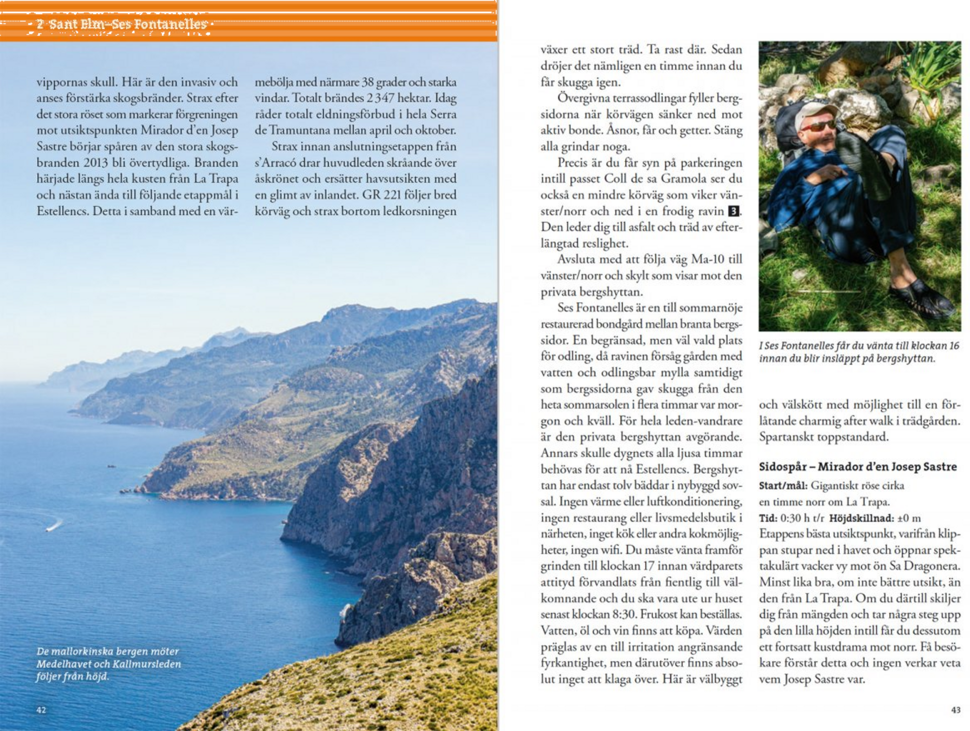 CALAZO, Vandra I Bergen P&aring; Mallorca