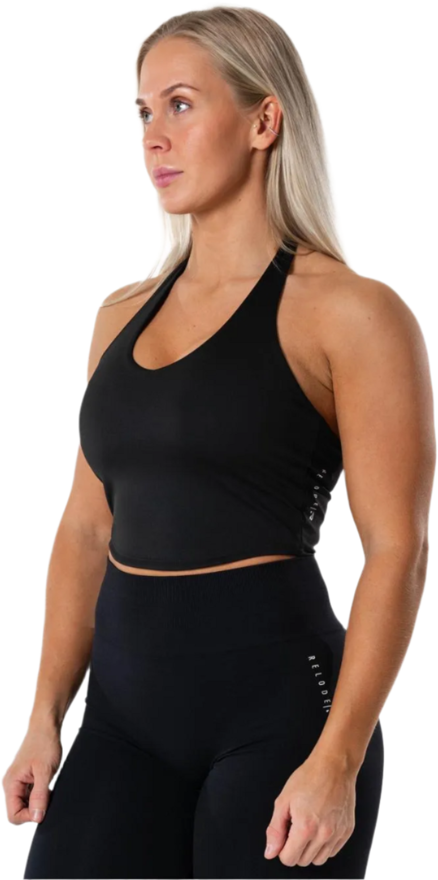 RELODE, Velocity Halterneck Top - Svart