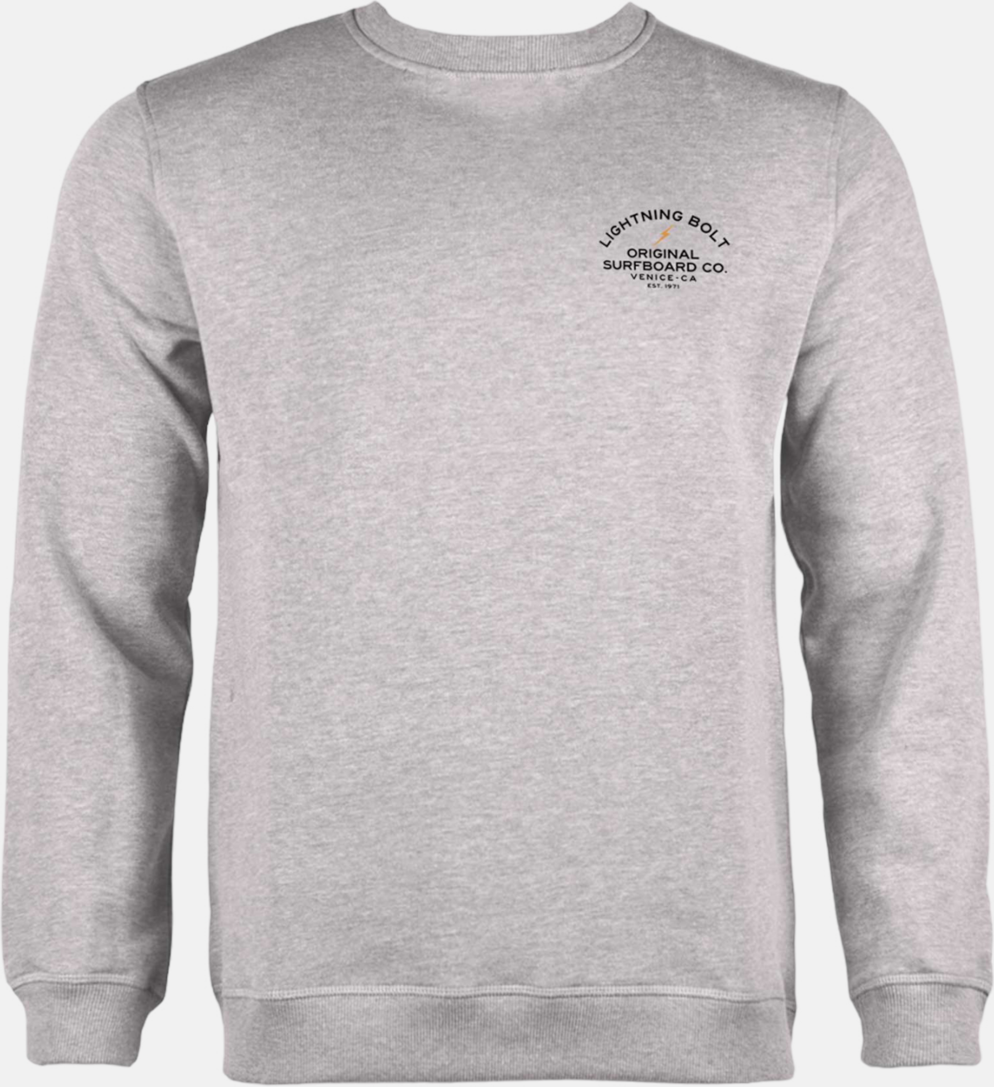 LIGHTNING BOLT, Venice Surf Co Heather Crew