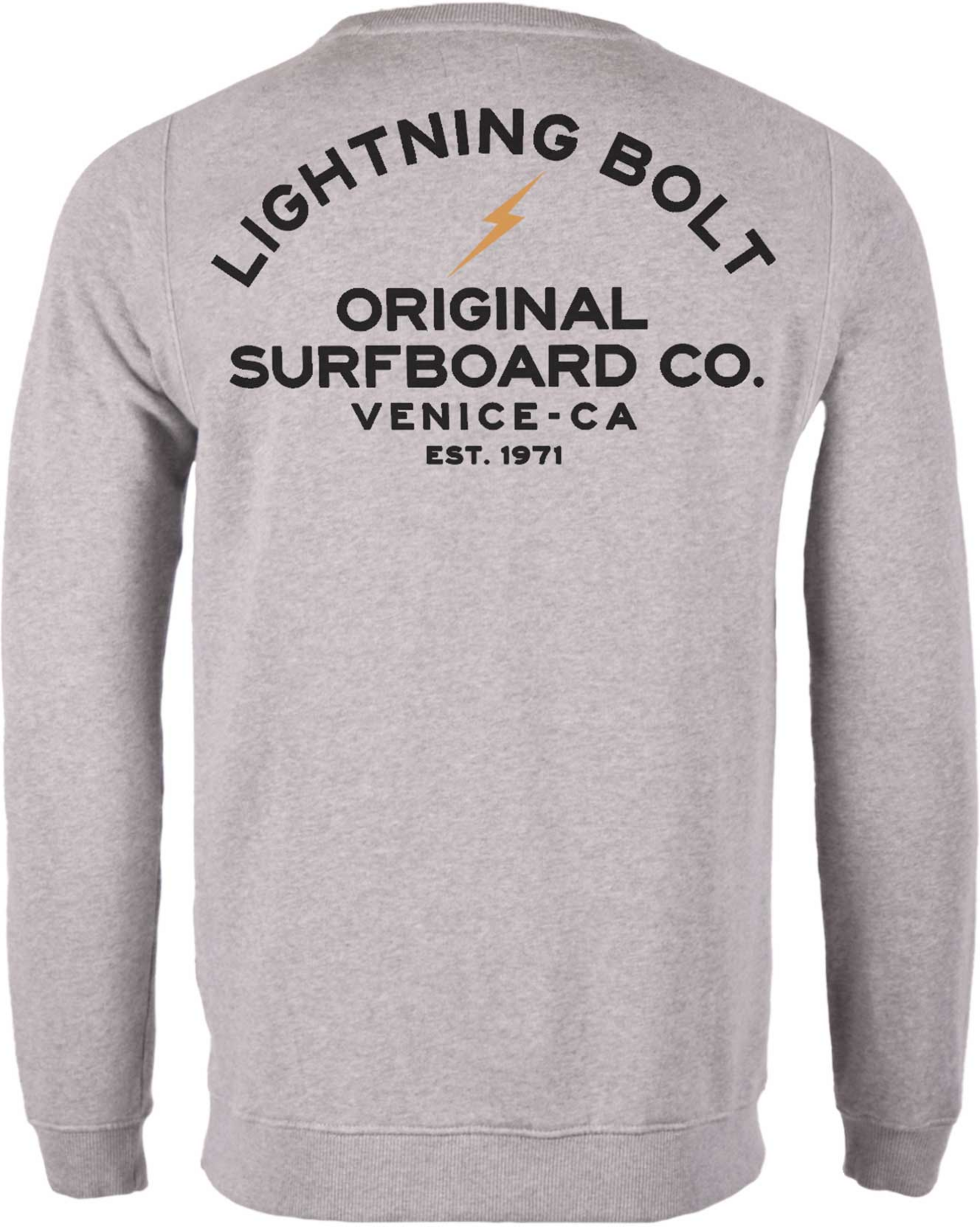 LIGHTNING BOLT, Venice Surf Co Heather Crew