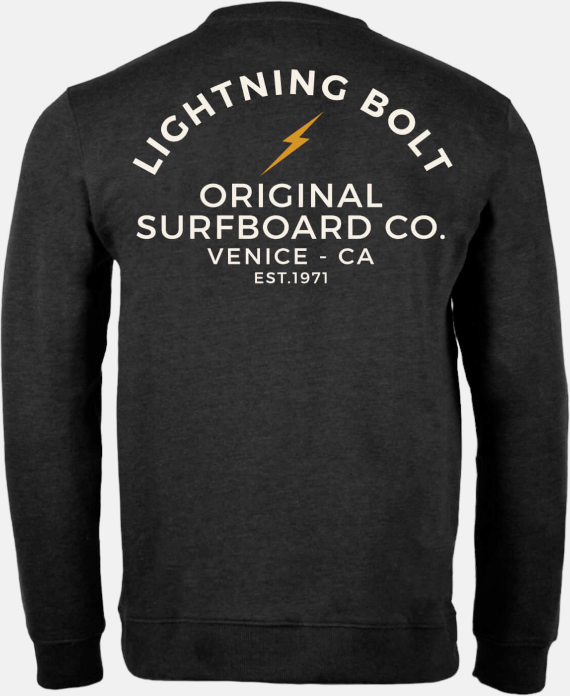 LIGHTNING BOLT, Venice Surf Co Heather Crew