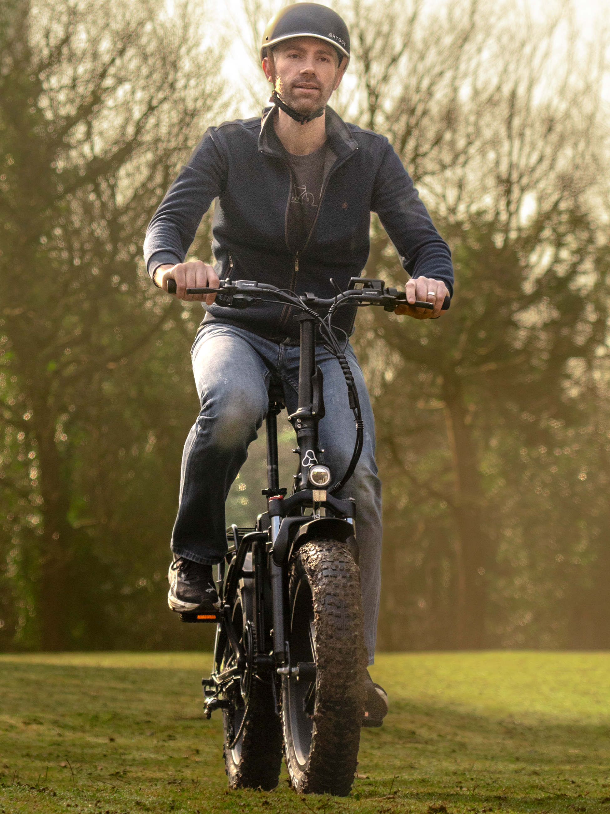 HYGGE BIKES, Vester 2026 - Folding Fat Tyre E-bike 48v 14ah - Onyx Black