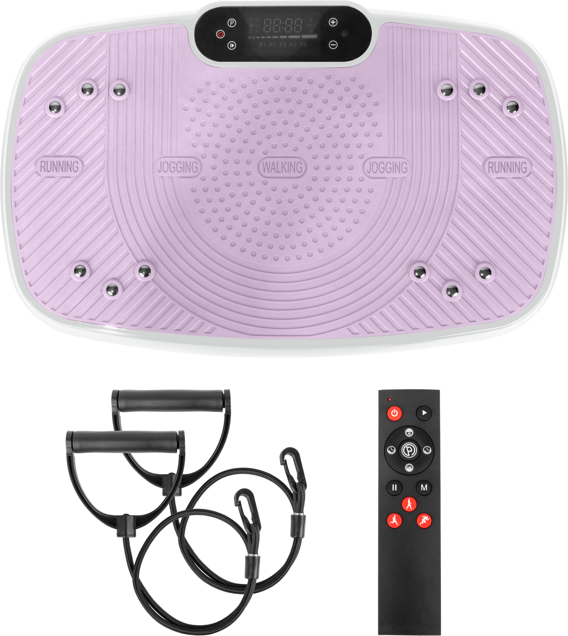 GYMSTICK, Vibration Plate Vi5.0 Silver-purple