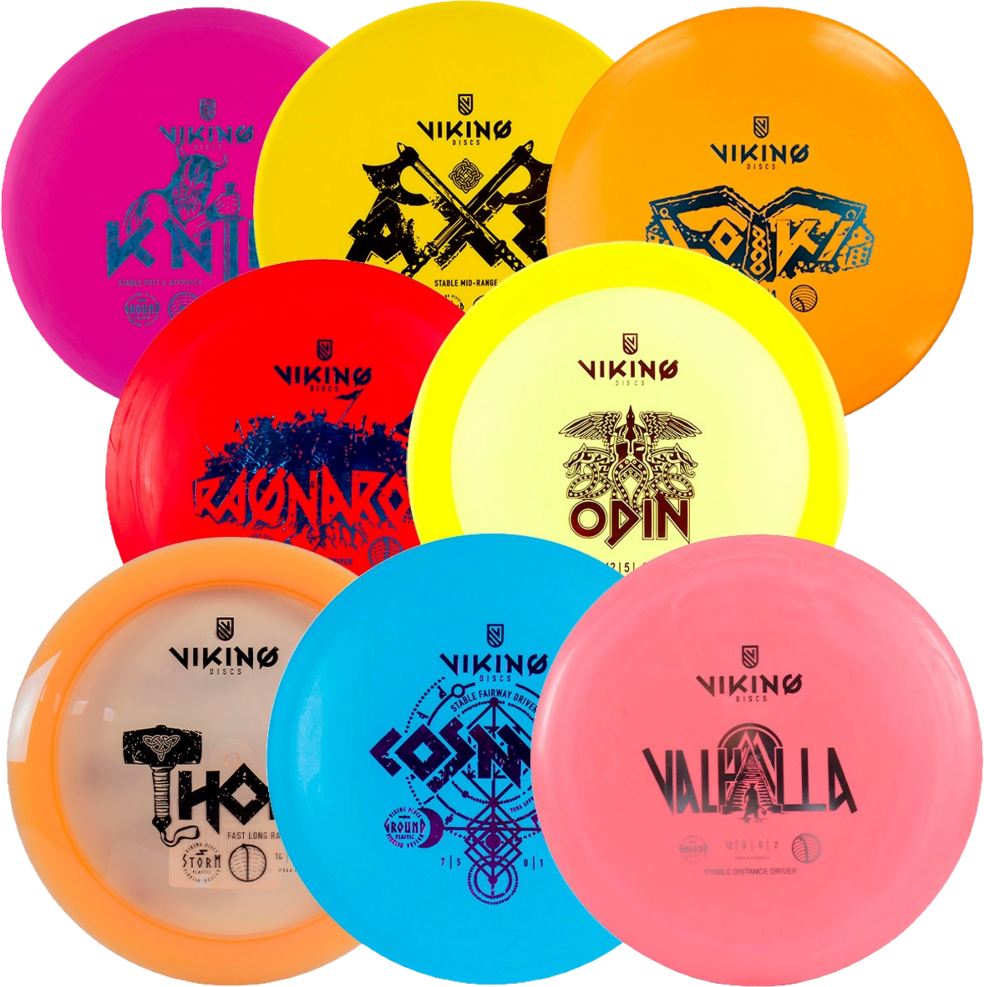VIKING DISCS, Viking Discs Challenger 8-disc Set