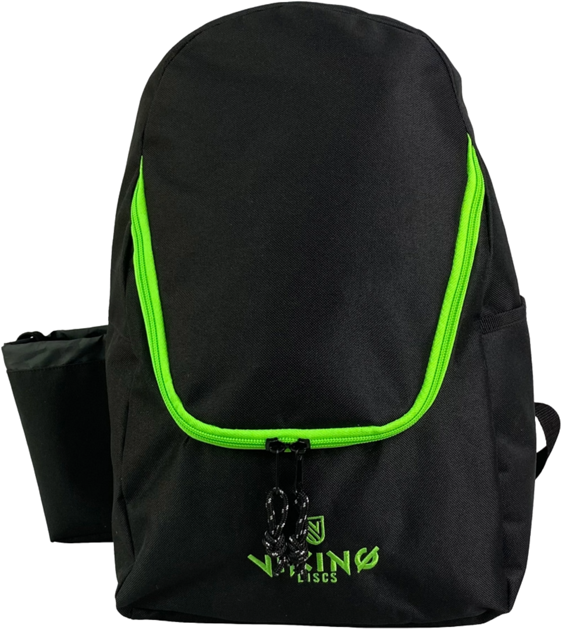 VIKING DISCS, Viking Discs Disc Golf Backpack Rucksack Light Black/lime