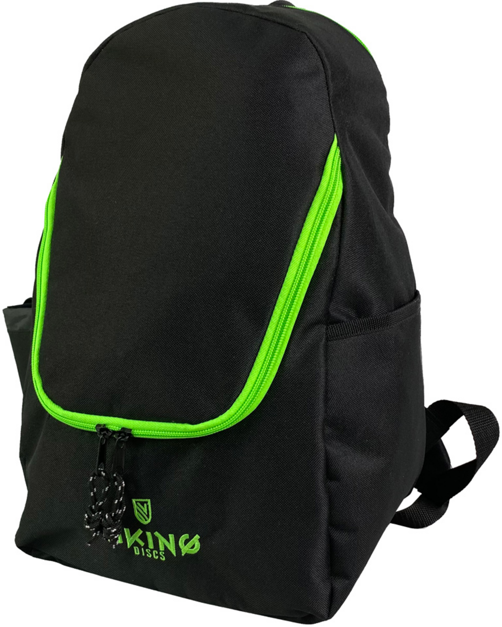 VIKING DISCS, Viking Discs Disc Golf Backpack Rucksack Light Black/lime