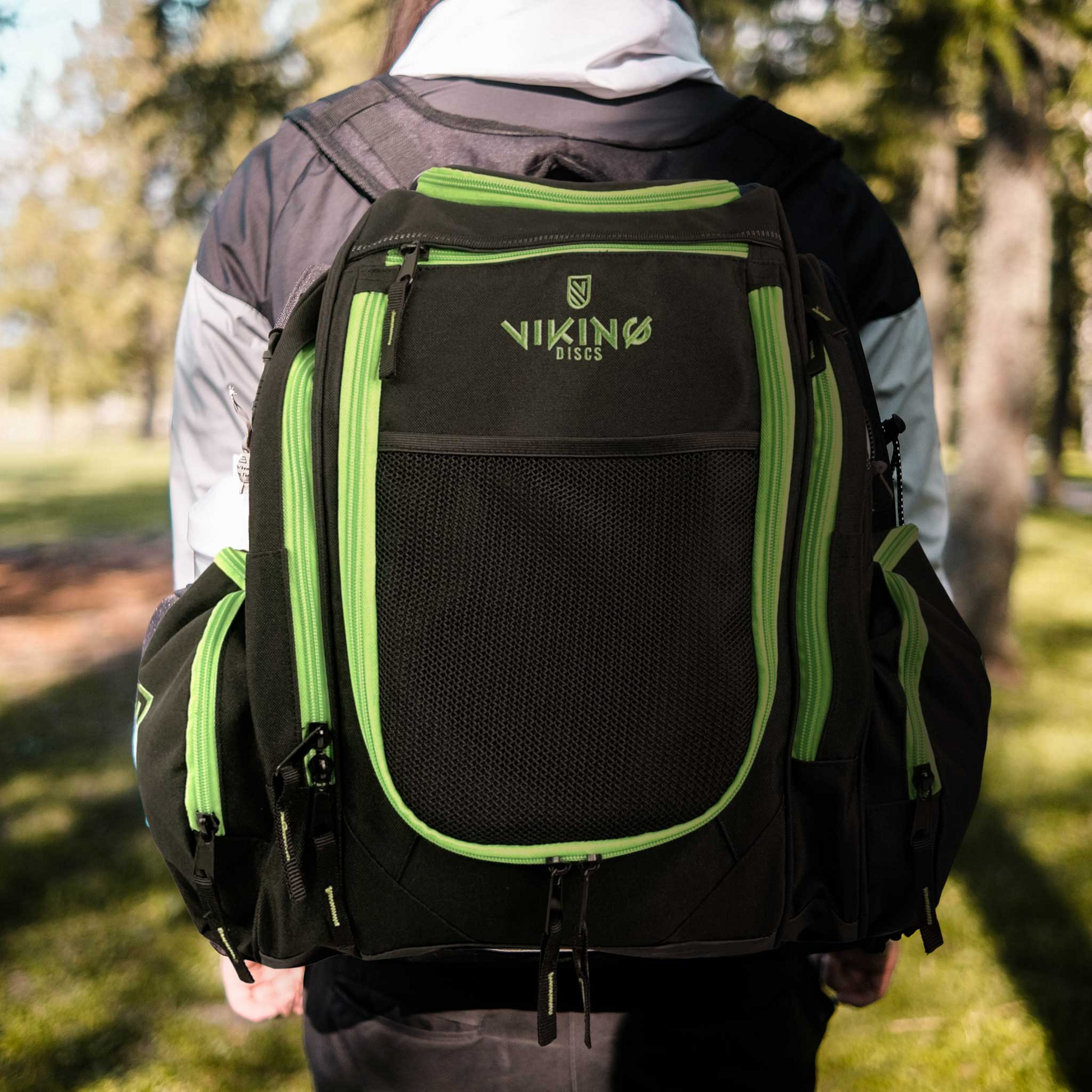 VIKING DISCS, Viking Discs Rucksack Pro Black/lime