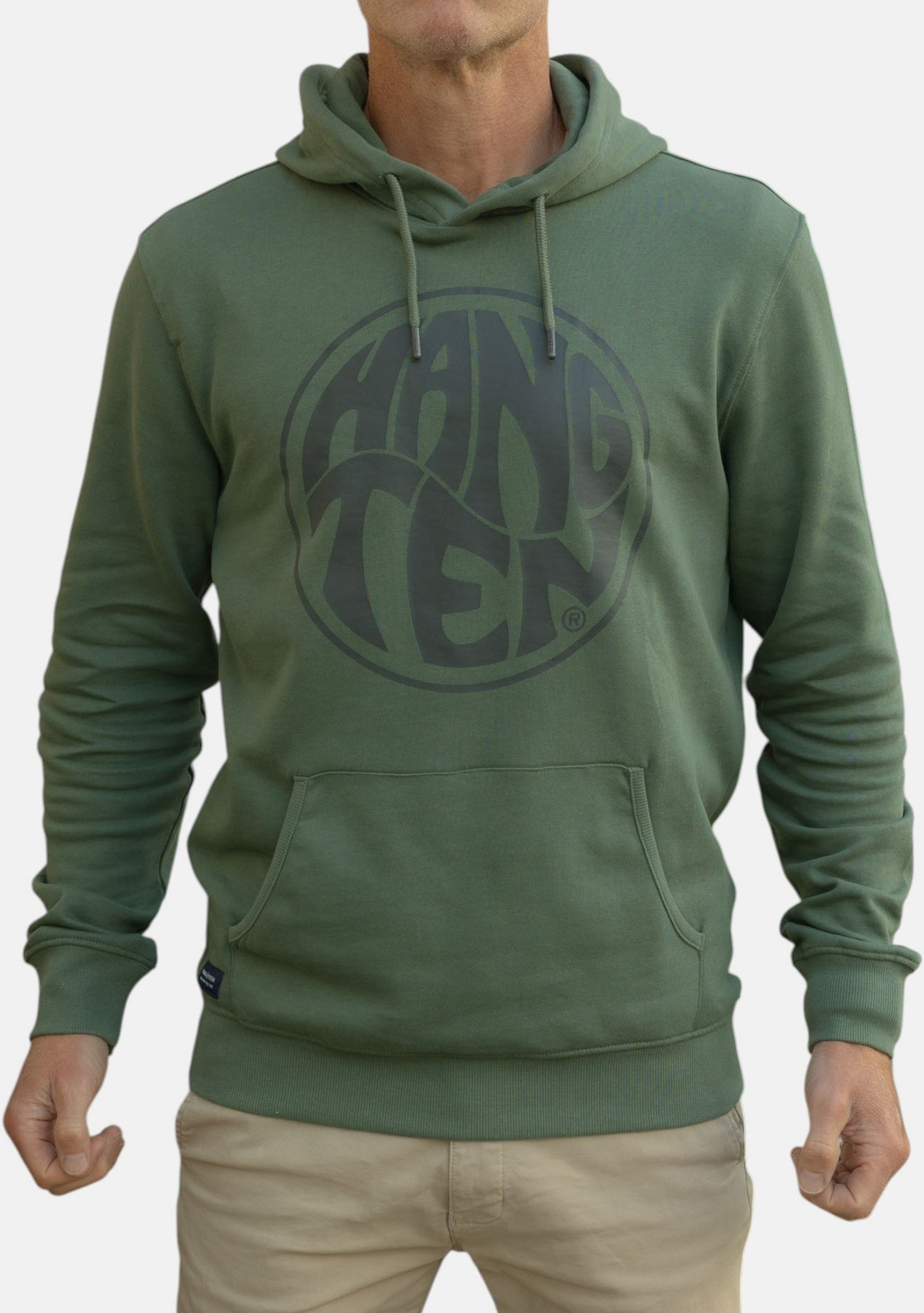 HANG TEN, Vintage Logo Organic Cotton Hoodie