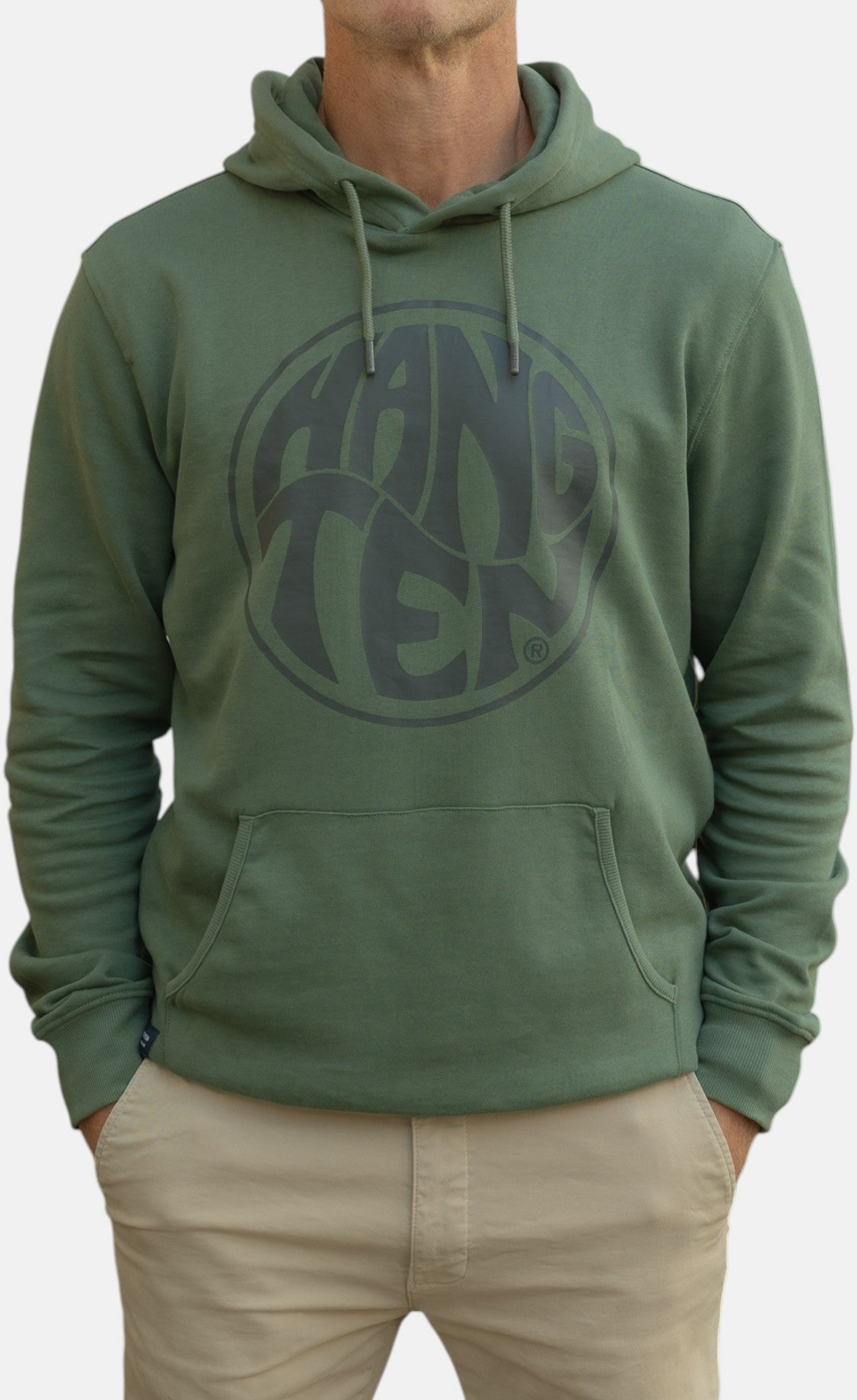 HANG TEN, Vintage Logo Organic Cotton Hoodie